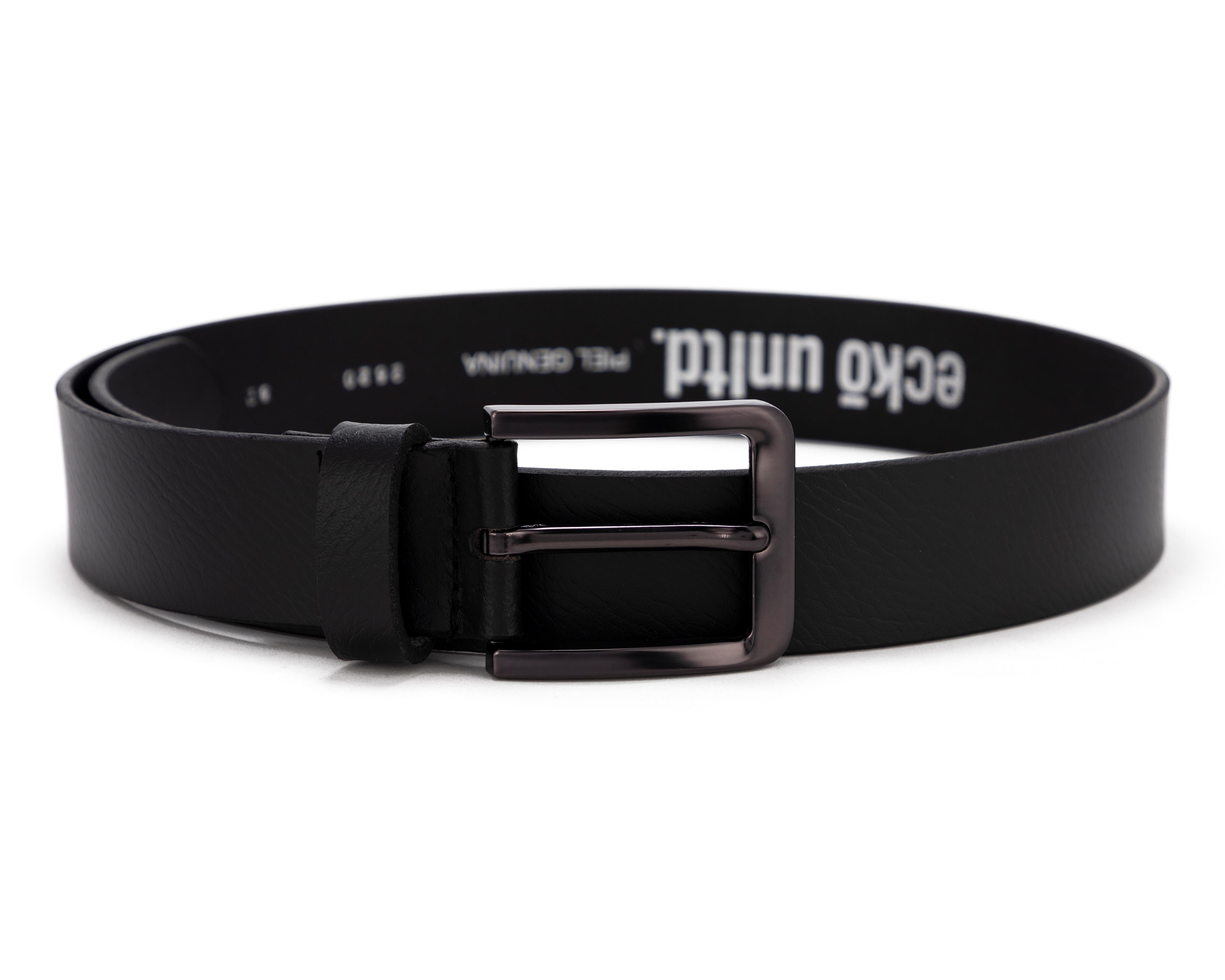 Foto 2 pulgar | Foto 1 | Cinturón de Piel Eckó Unltd. Negro