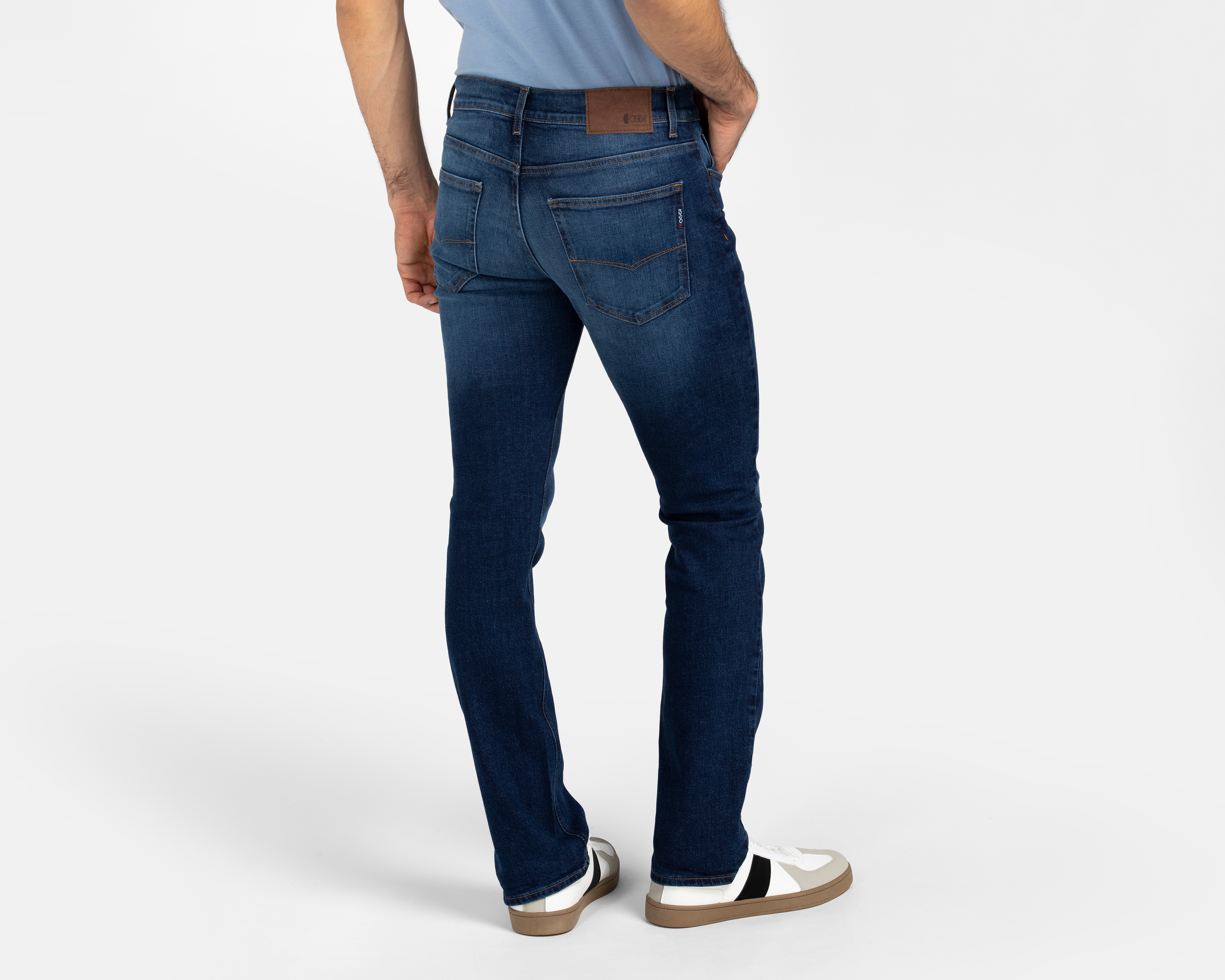 Foto 3 pulgar | Foto 2 | Jeans Slim Straight Oggi Vaxter para Hombre