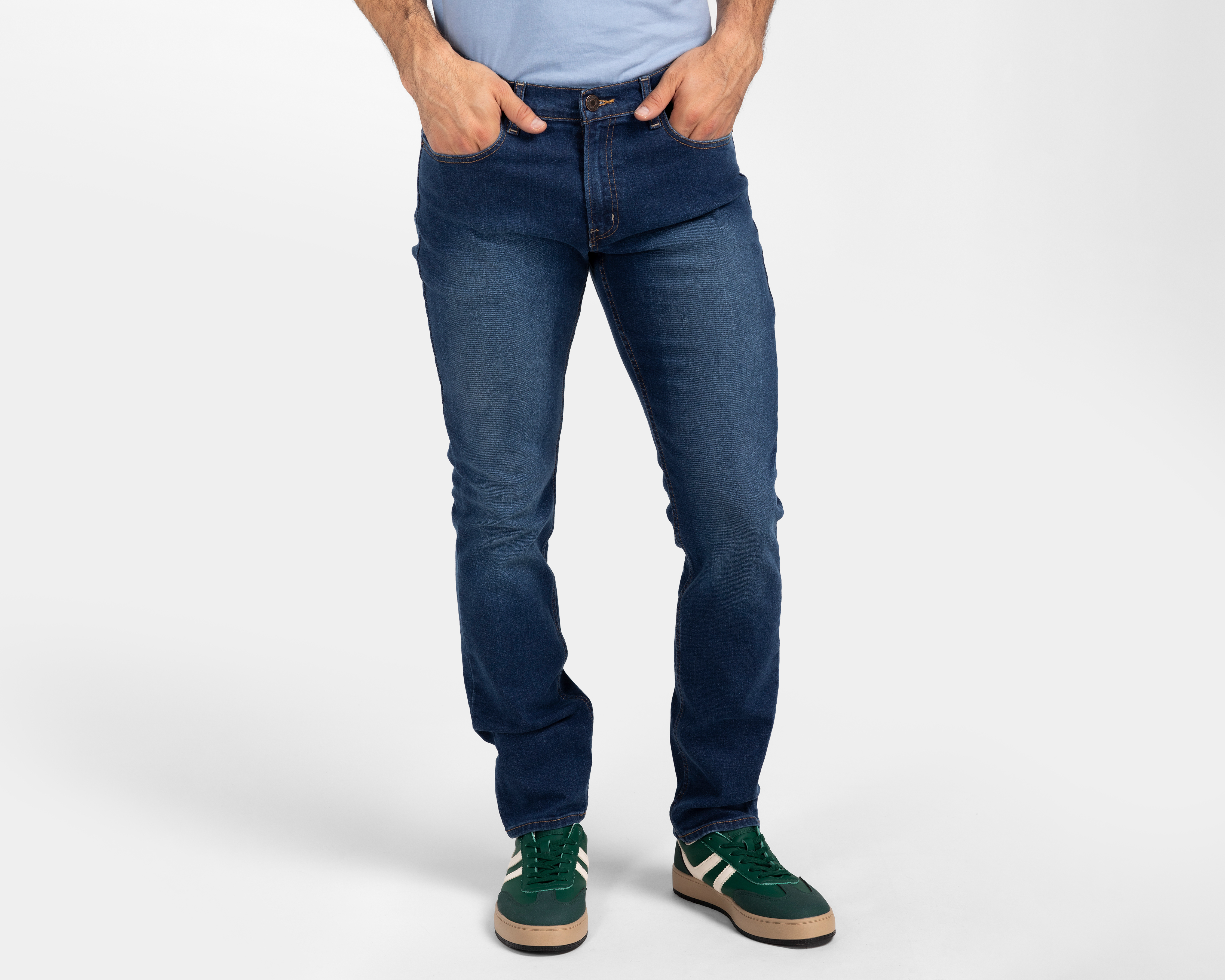 Jeans Recto Oggi Iron Vintage para Hombre
