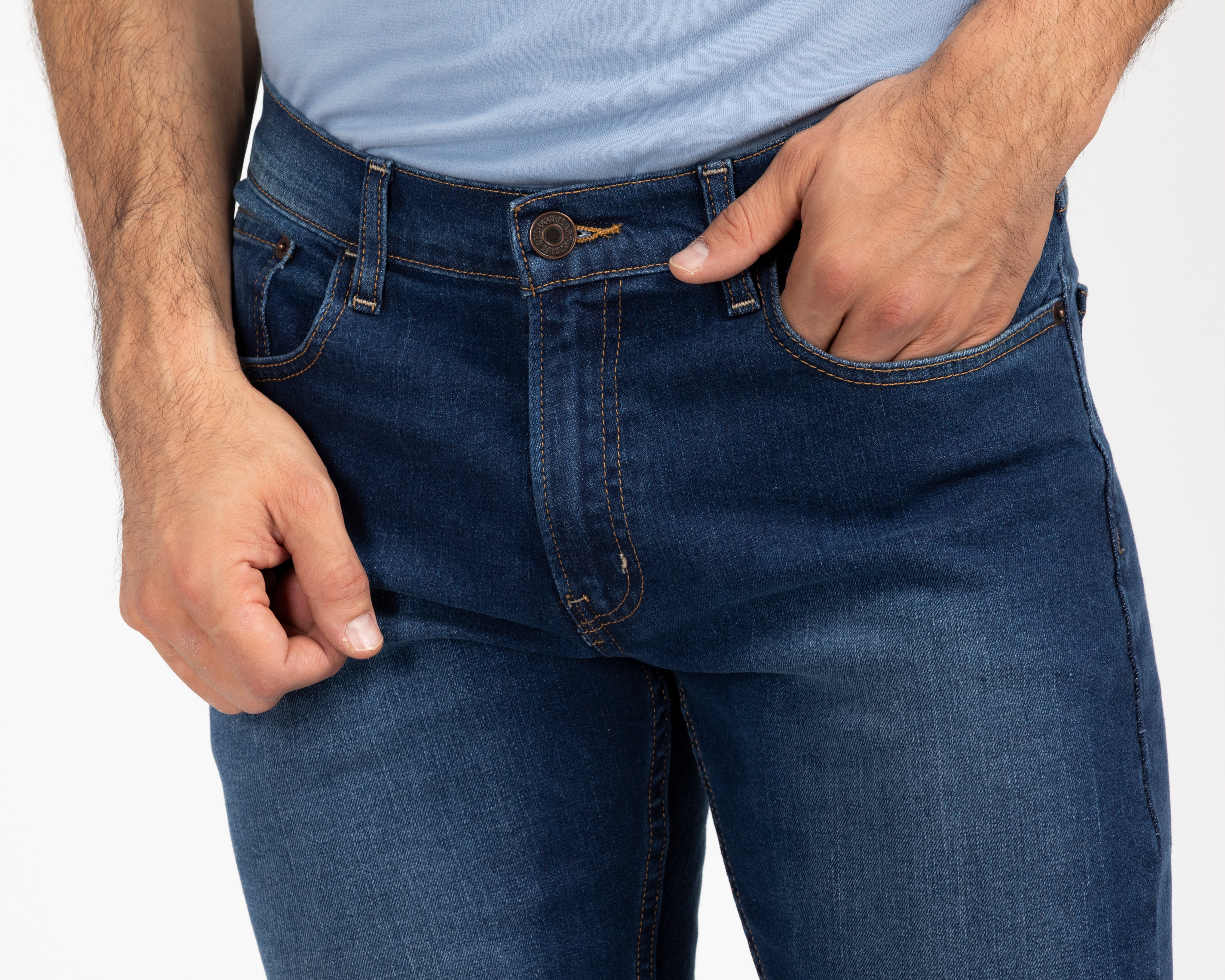 Foto 4 pulgar | Foto 3 | Jeans Recto Oggi Iron Vintage para Hombre