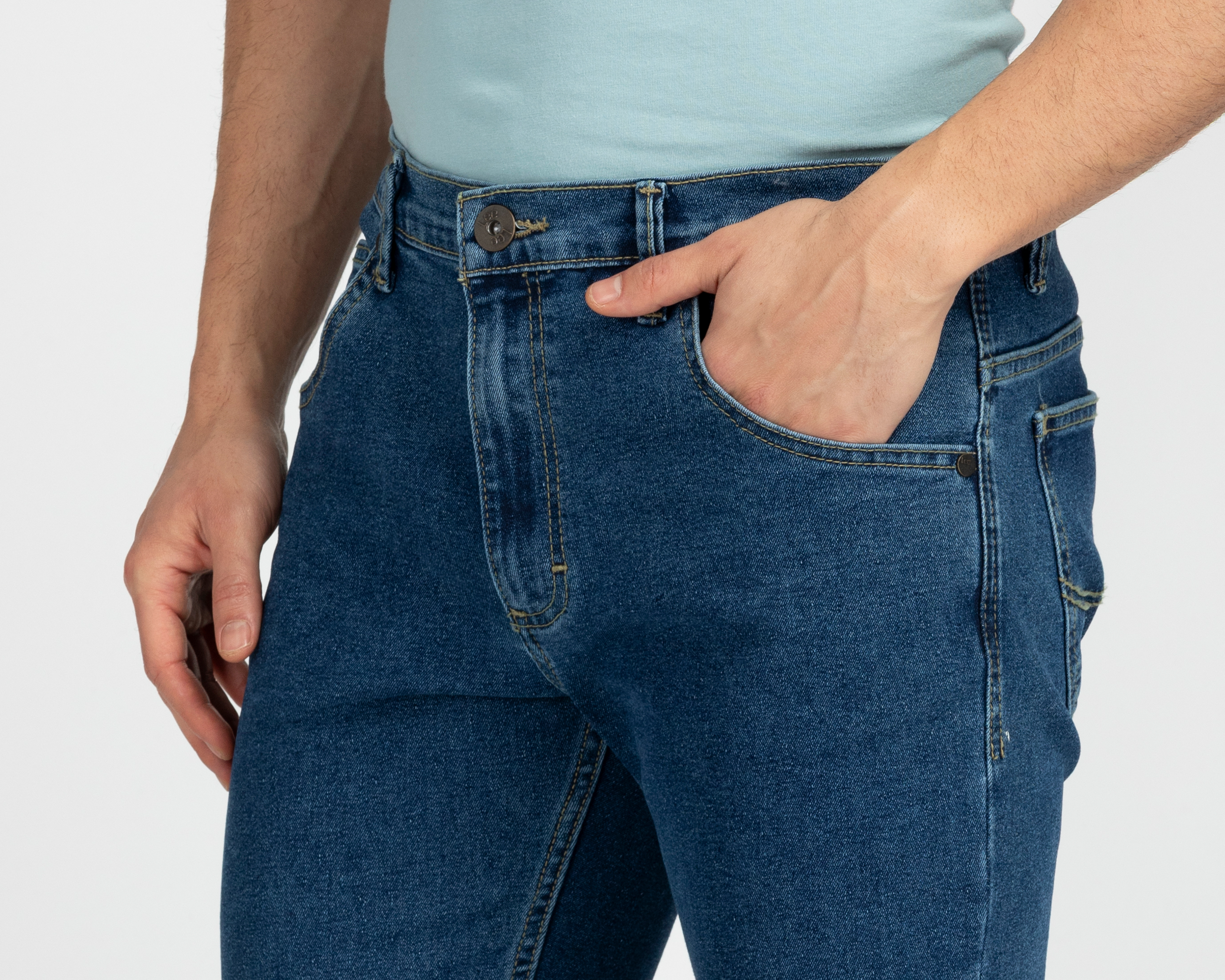 Foto 4 pulgar | Foto 3 | Jeans Skinny Lee para Hombre