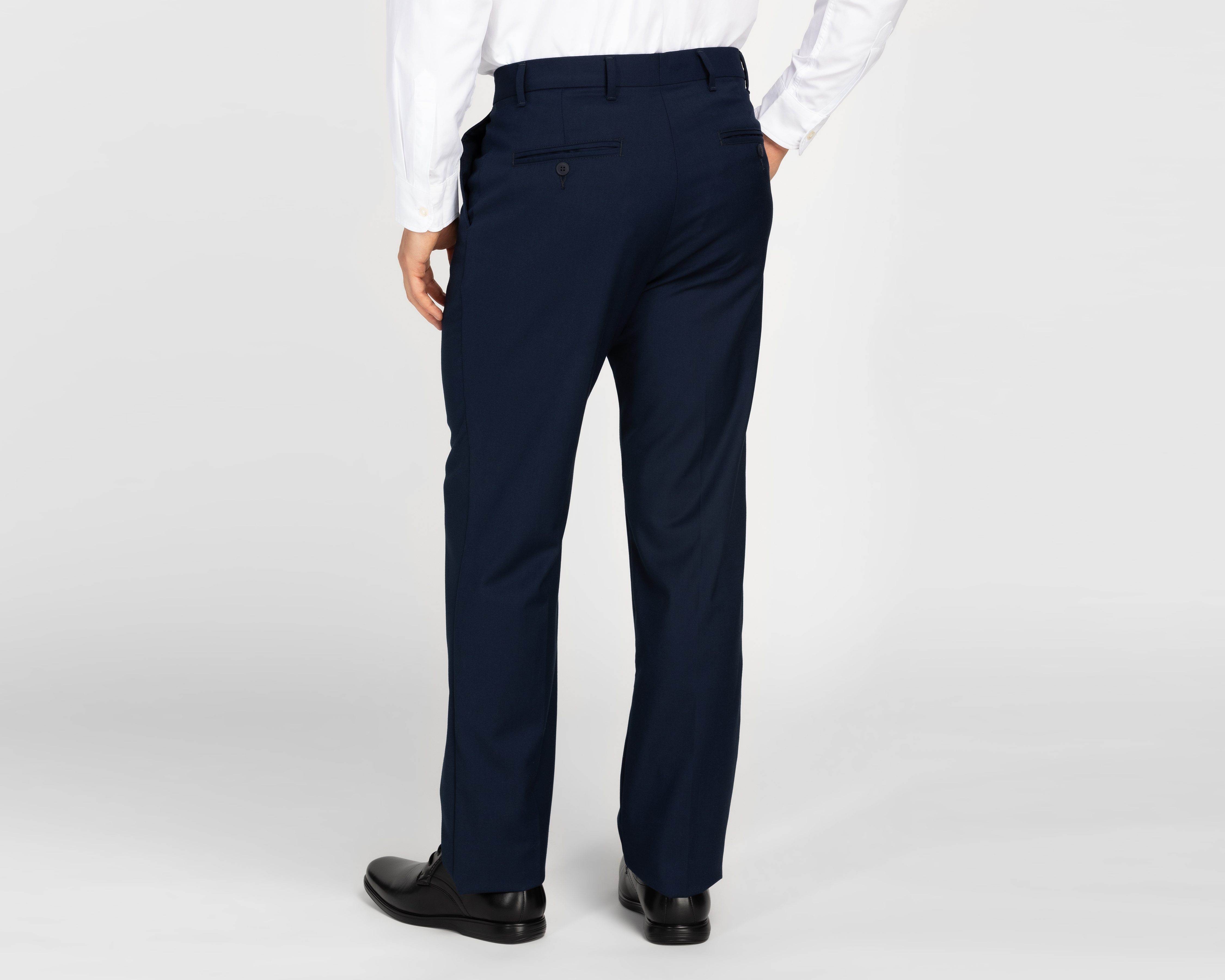 Foto 3 pulgar | Foto 2 | Pantalón de Vestir Wall Street Azul Marino para Hombre