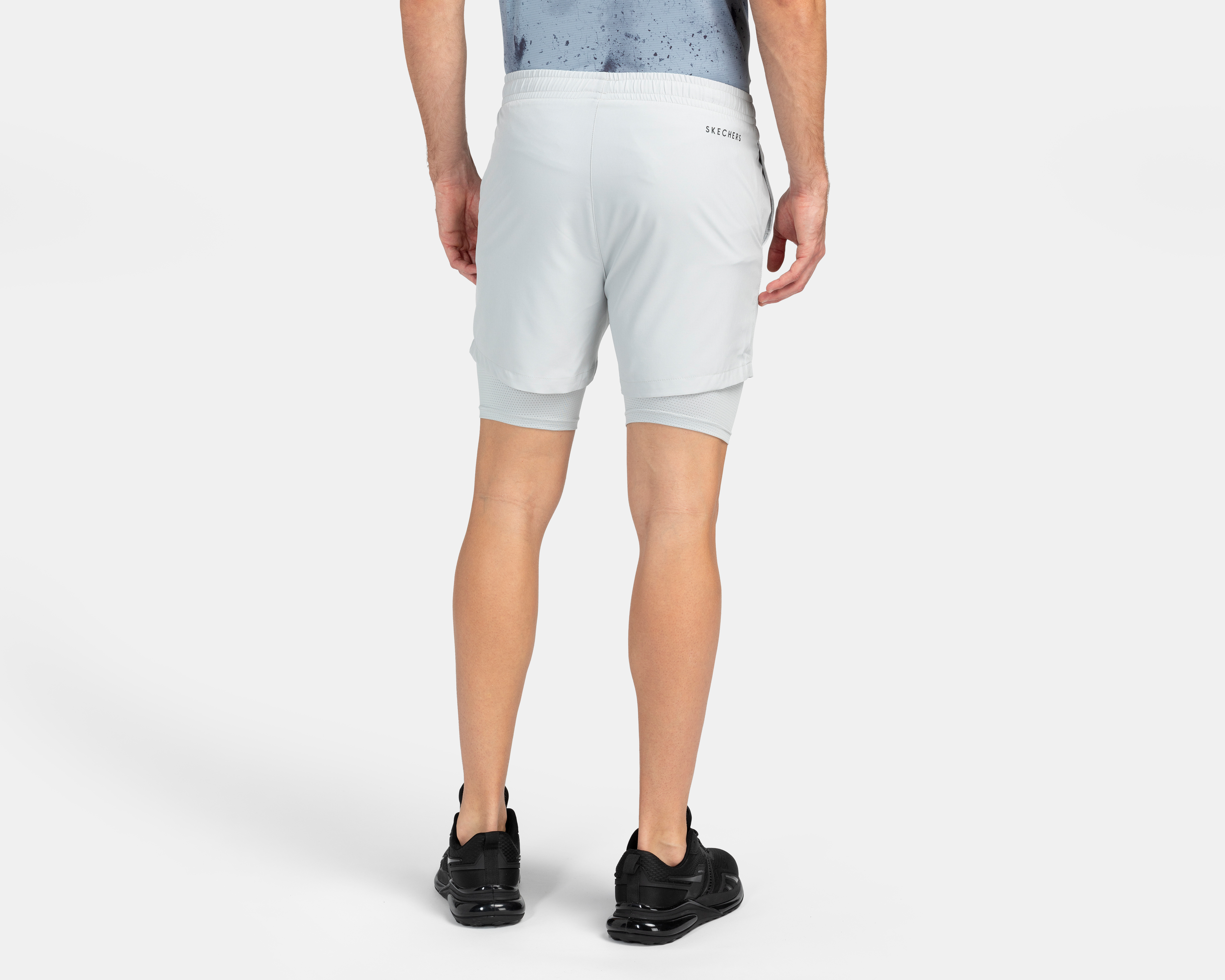 Foto 2 | Foto 2 | Short Deportivo Skechers para Hombre