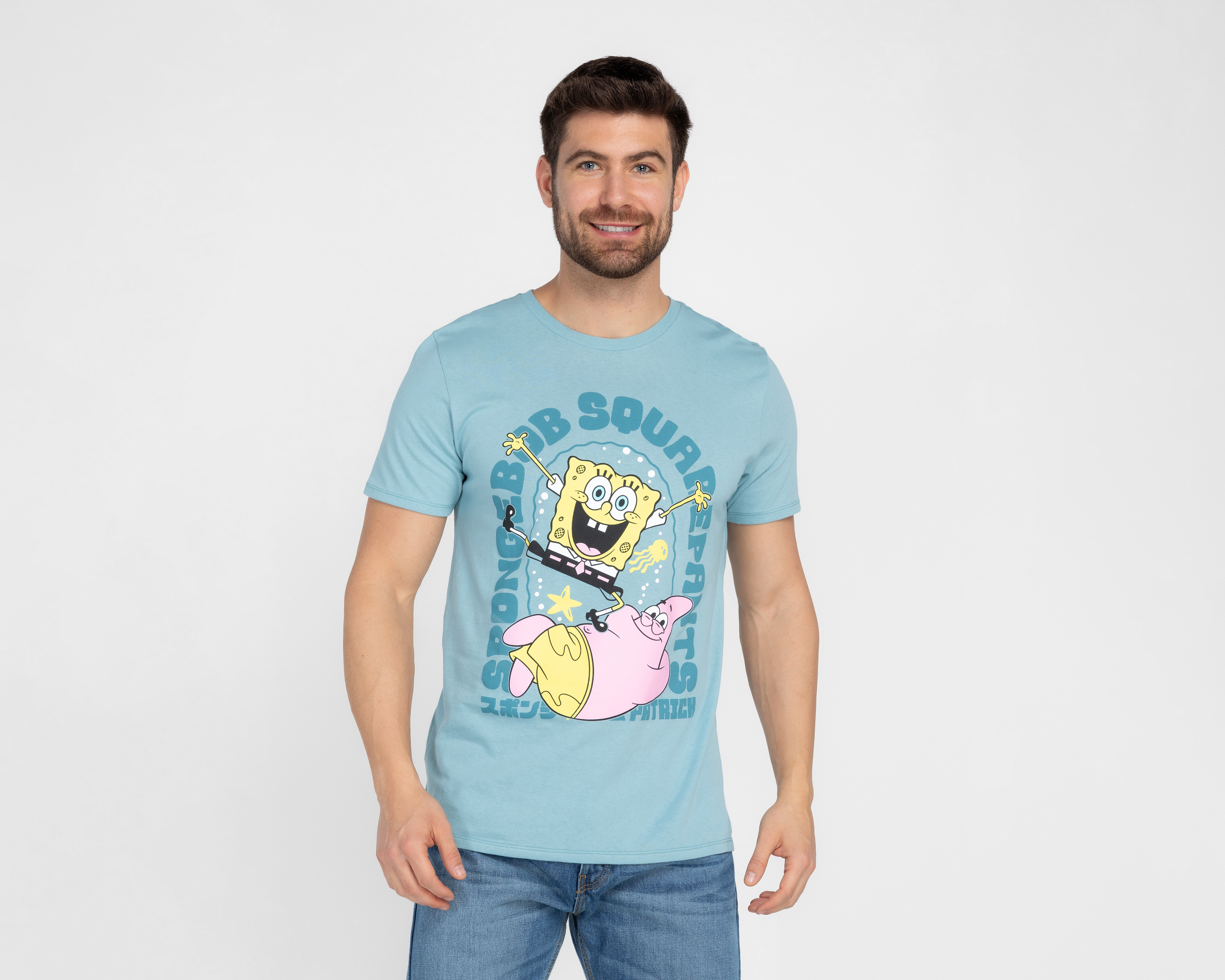 Foto 2 pulgar | Foto 1 | Playera Bob Esponja para Hombre