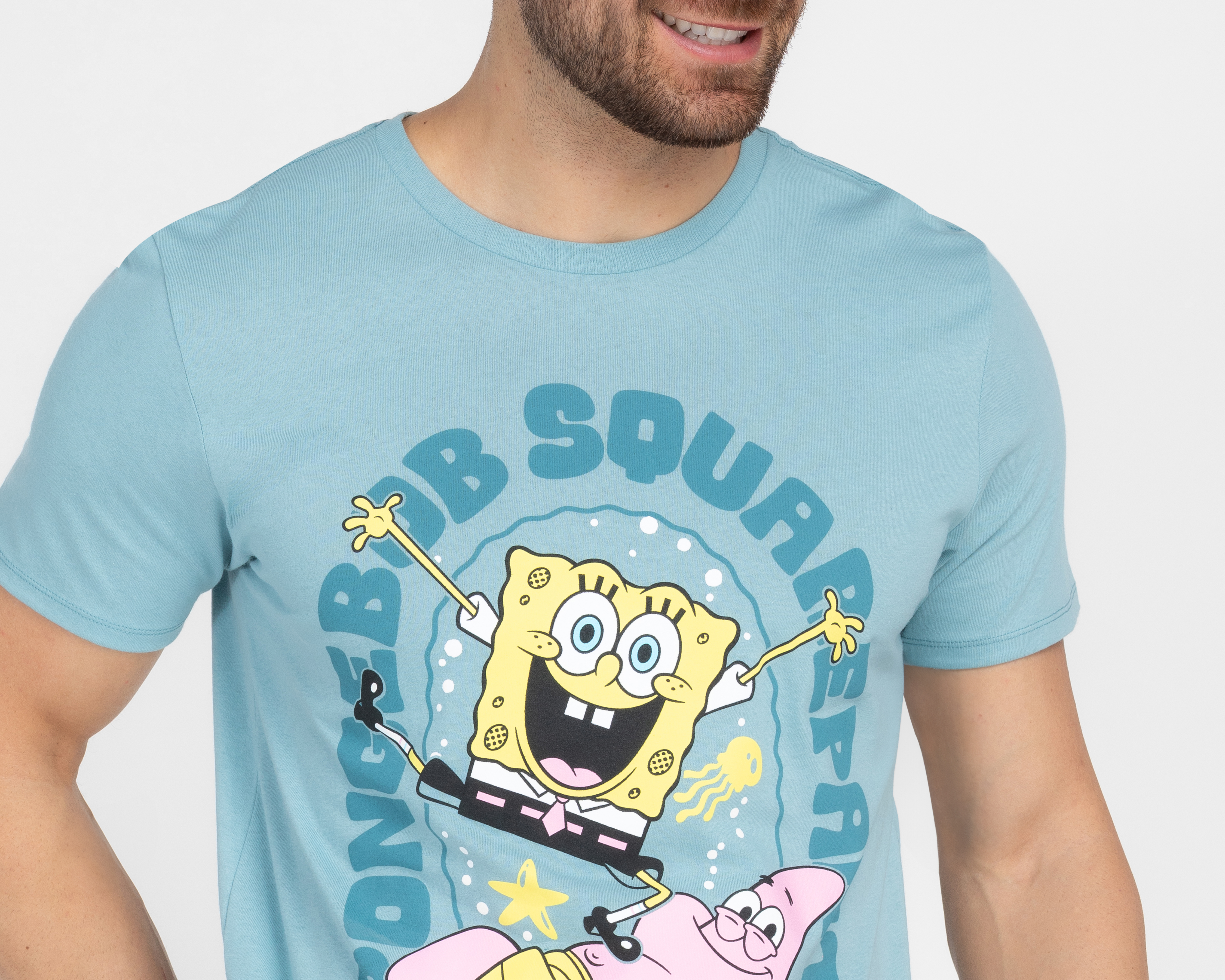 Foto 3 | Foto 3 | Playera Bob Esponja para Hombre