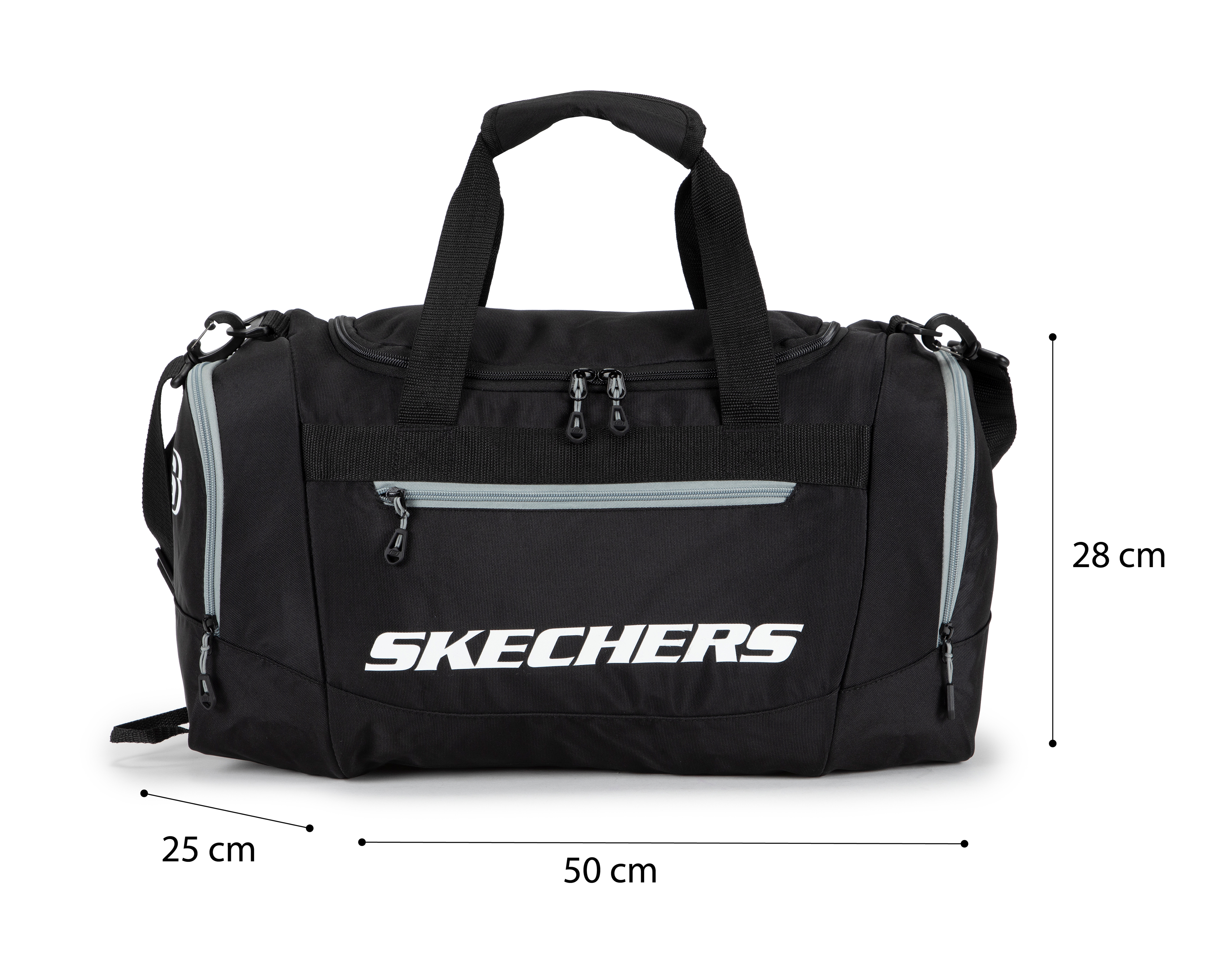 Foto 6 pulgar | Foto 5 | Maleta Deportiva Skechers Basics Sport Negra