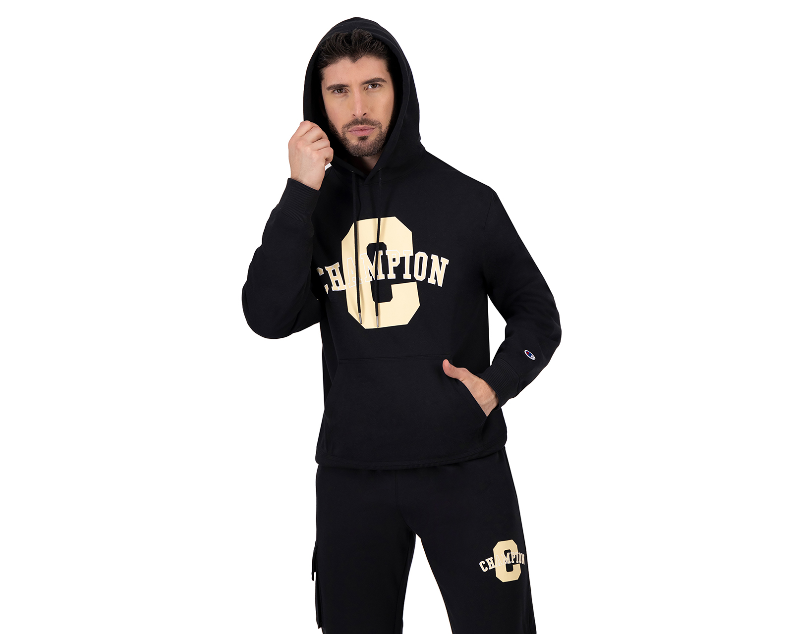 Foto 2 pulgar | Foto 1 | Sudadera con Capucha Champion para Hombre