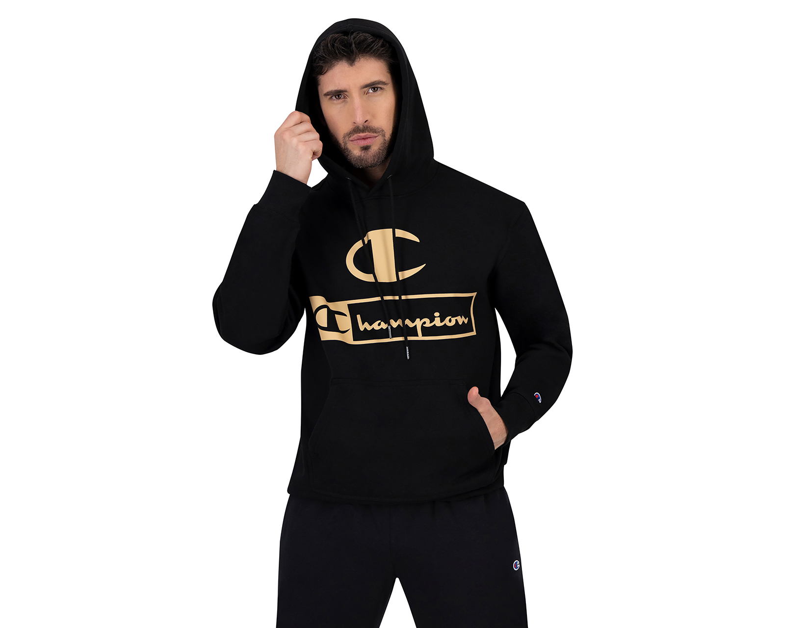 Foto 2 pulgar | Foto 1 | Sudadera con Capucha Champion para Hombre