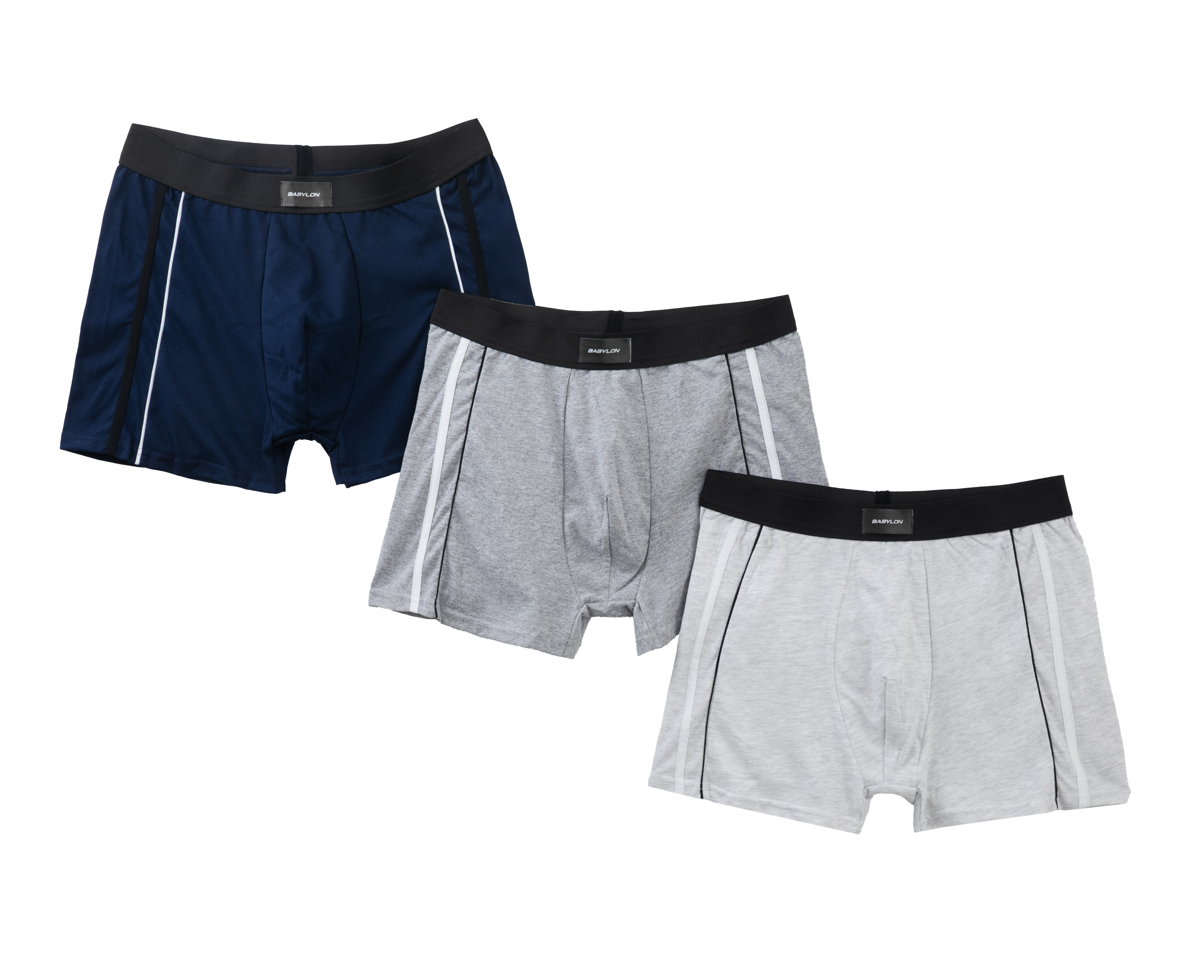 Foto 2 pulgar | Foto 1 | Bóxer Corto Babylon para Hombre 3 Piezas