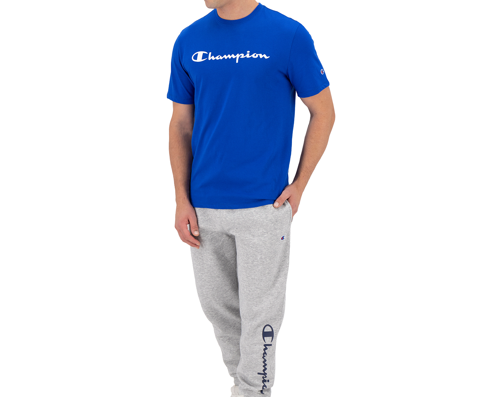 Foto 4 pulgar | Foto 3 | Playera Champion Cuello Redondo para Hombre