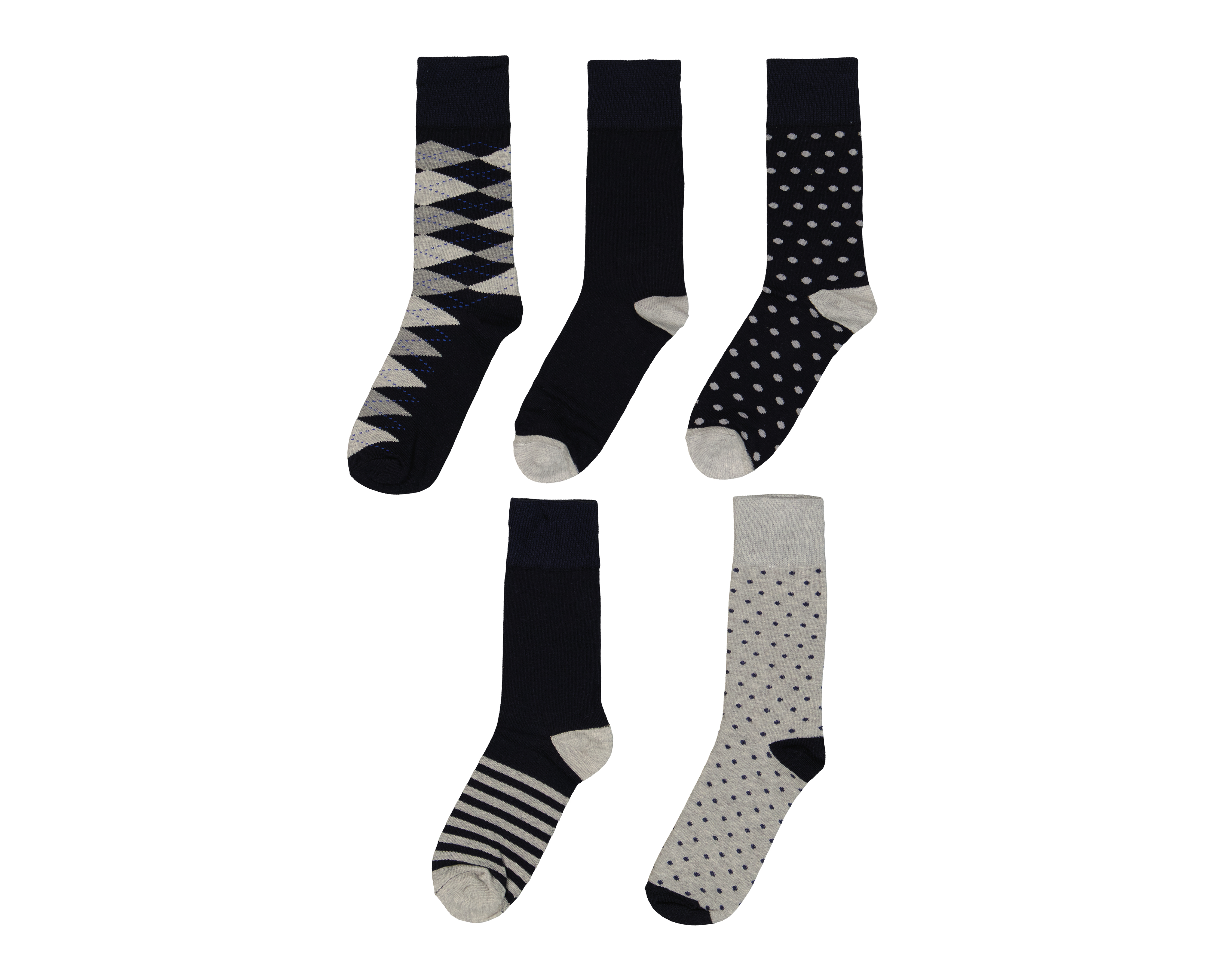 Foto 2 pulgar | Foto 1 | Calcetas de Vestir Wall Street para Hombre 5 Pares