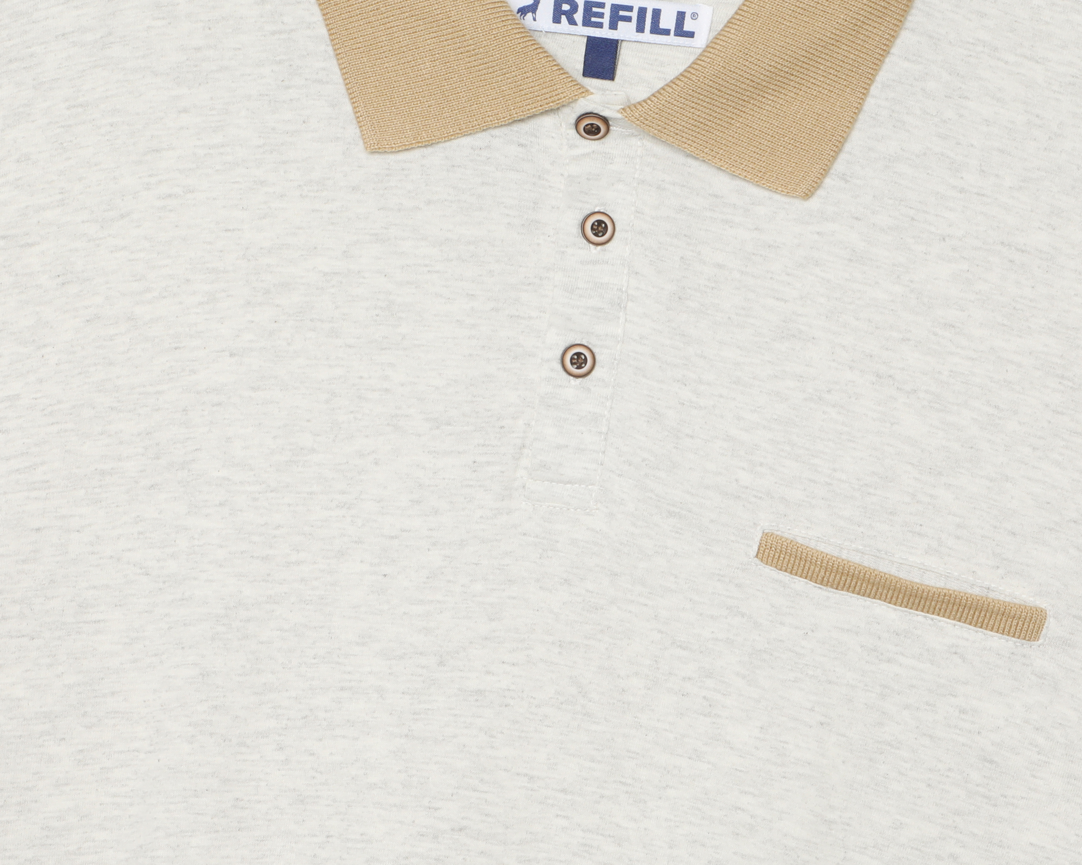 Foto 4 pulgar | Foto 3 | Playera Polo Refill Gris para Hombre