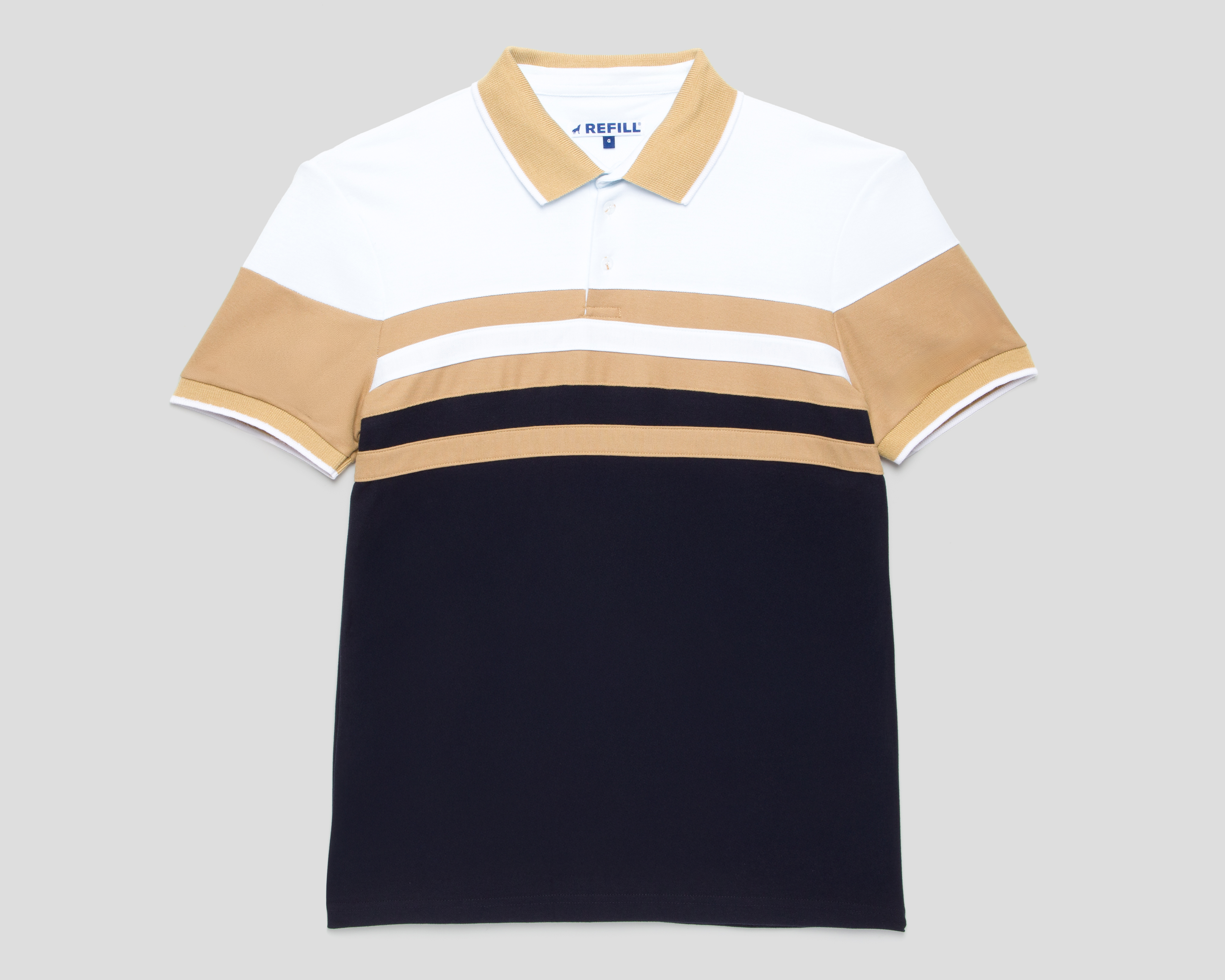 Playera Polo Refill Multicolor para Hombre