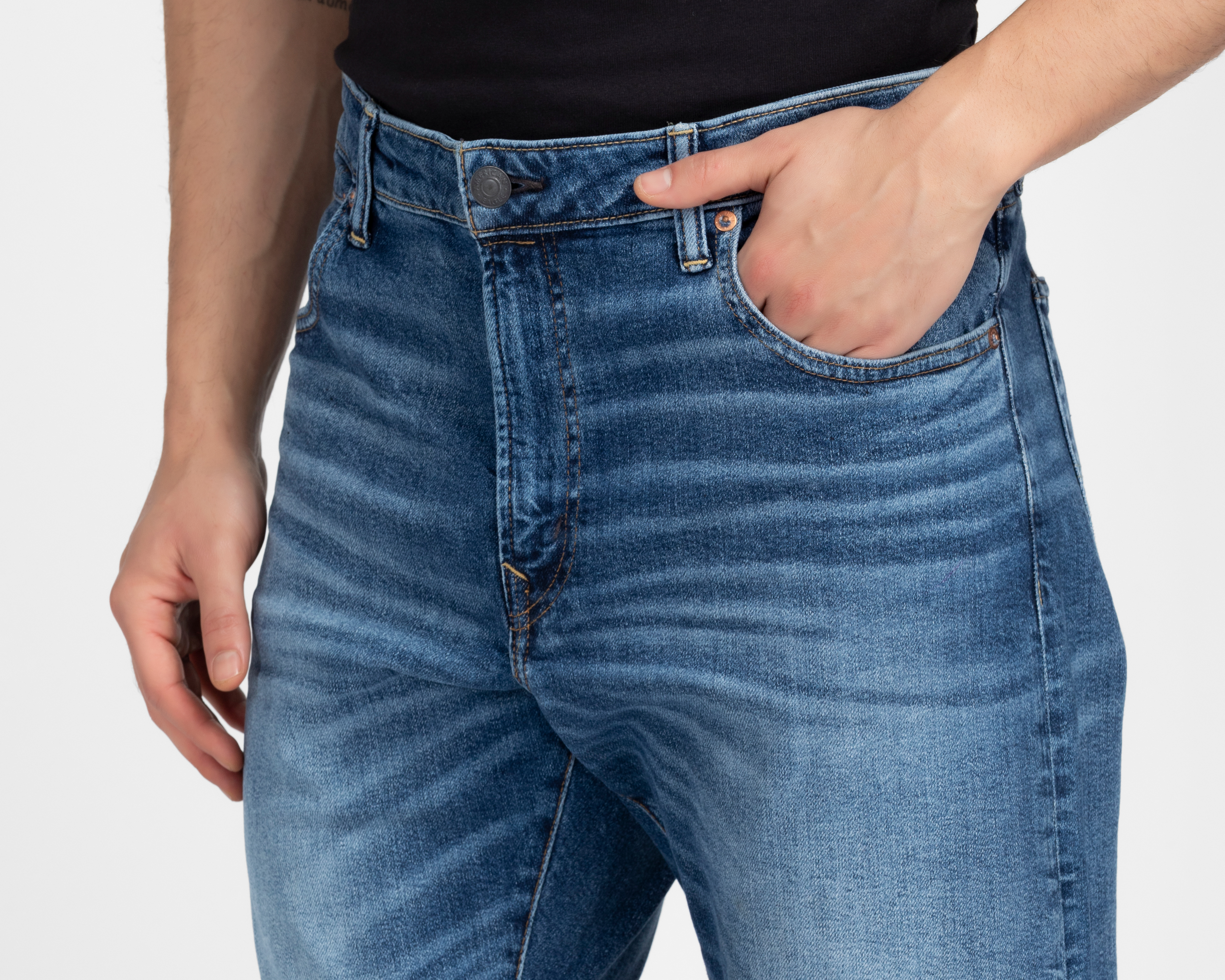 Foto 3 | Foto 3 | Jeans Slim Straight American Eagle Dark Clean para Hombre