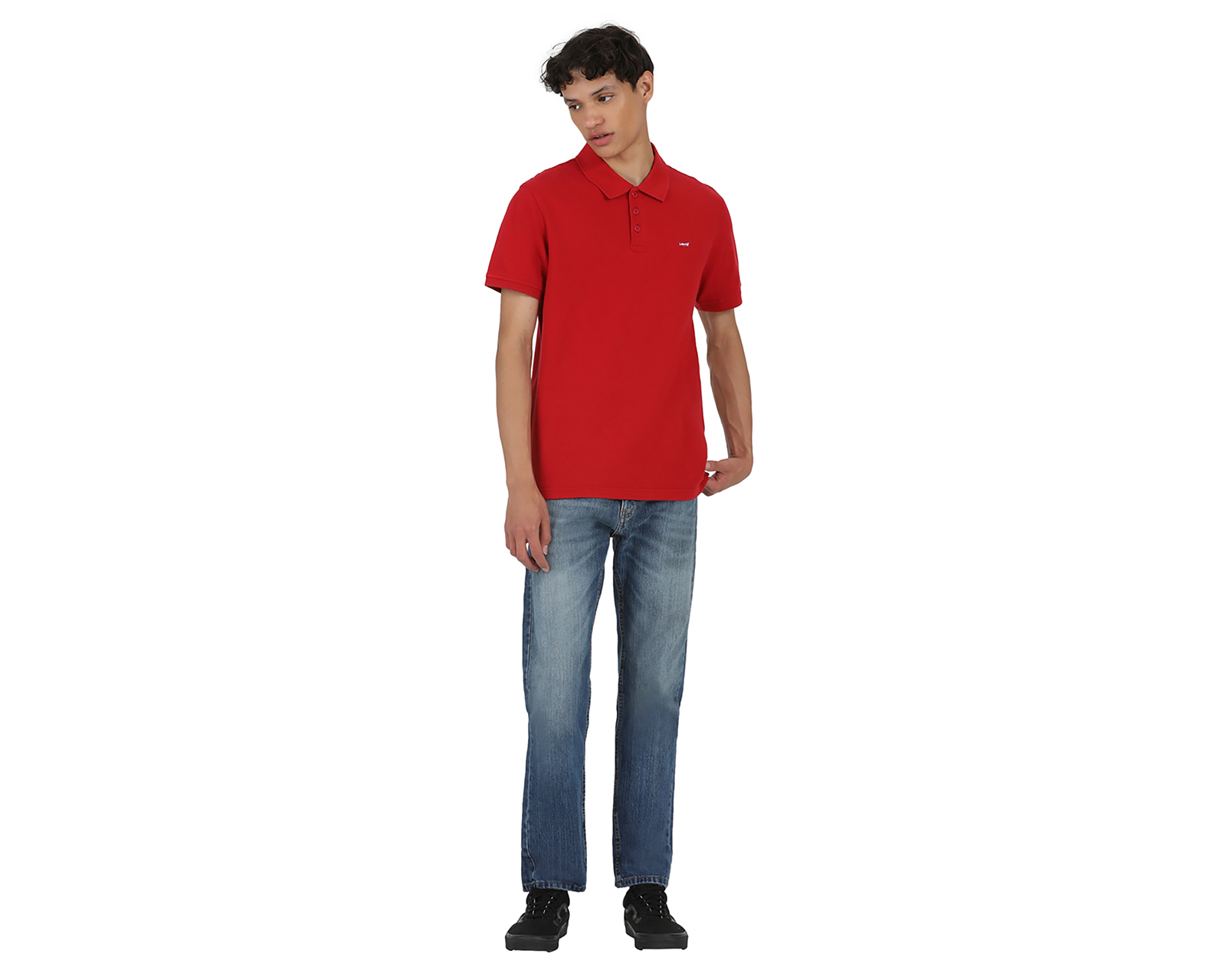 Foto 6 pulgar | Foto 5 | Playera Polo Levi's Roja para Hombre