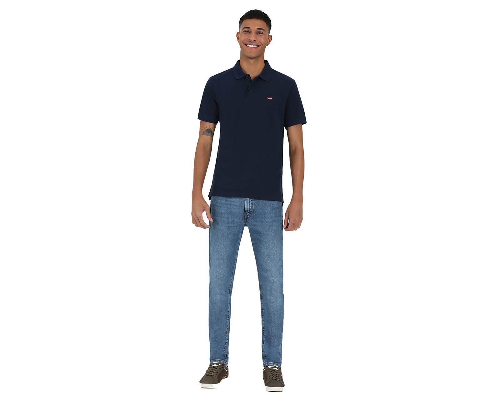 Foto 6 pulgar | Foto 5 | Playera Polo Levi's Azul Marino para Hombre