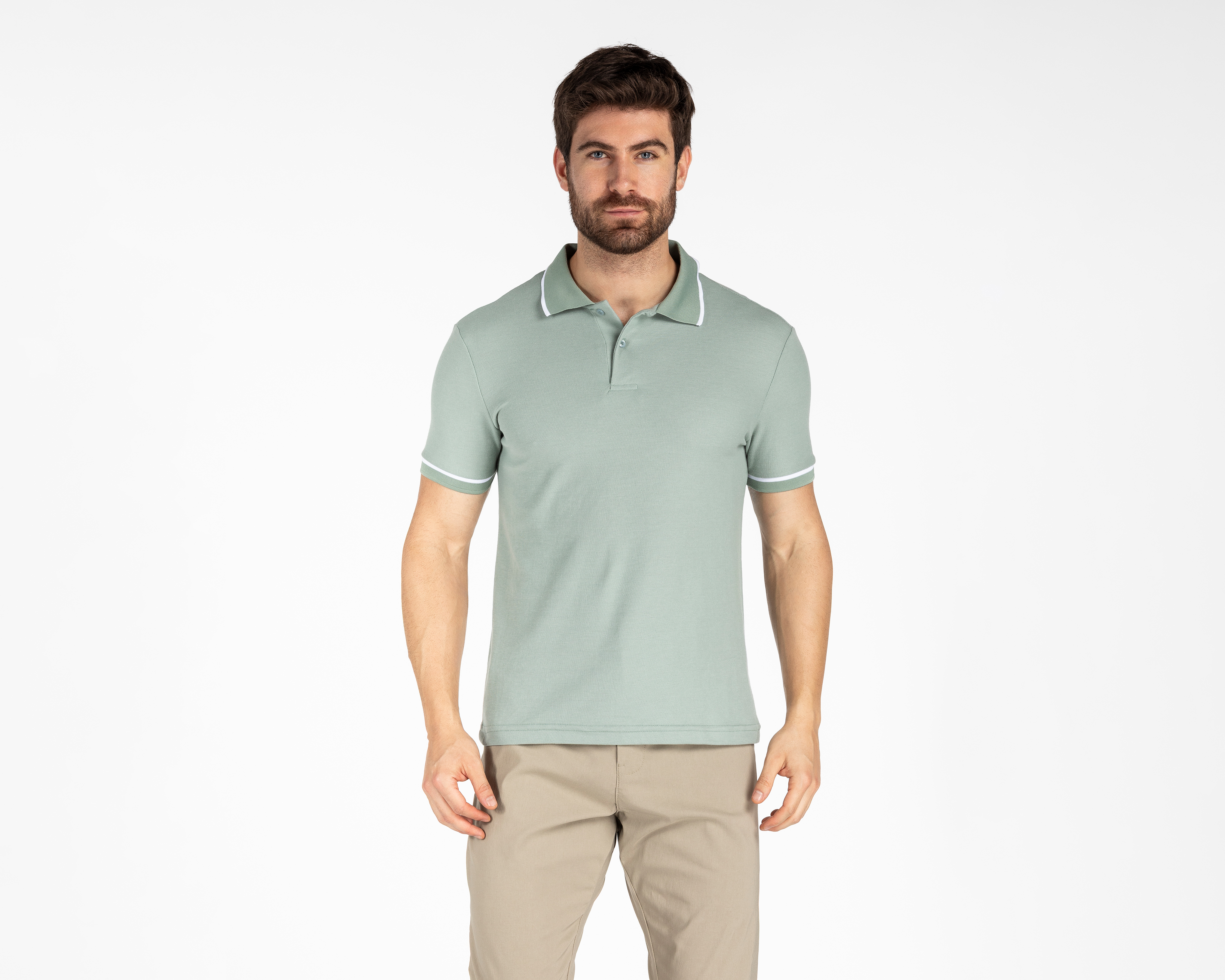 Foto 2 pulgar | Foto 1 | Playera Polo Refill para Hombre