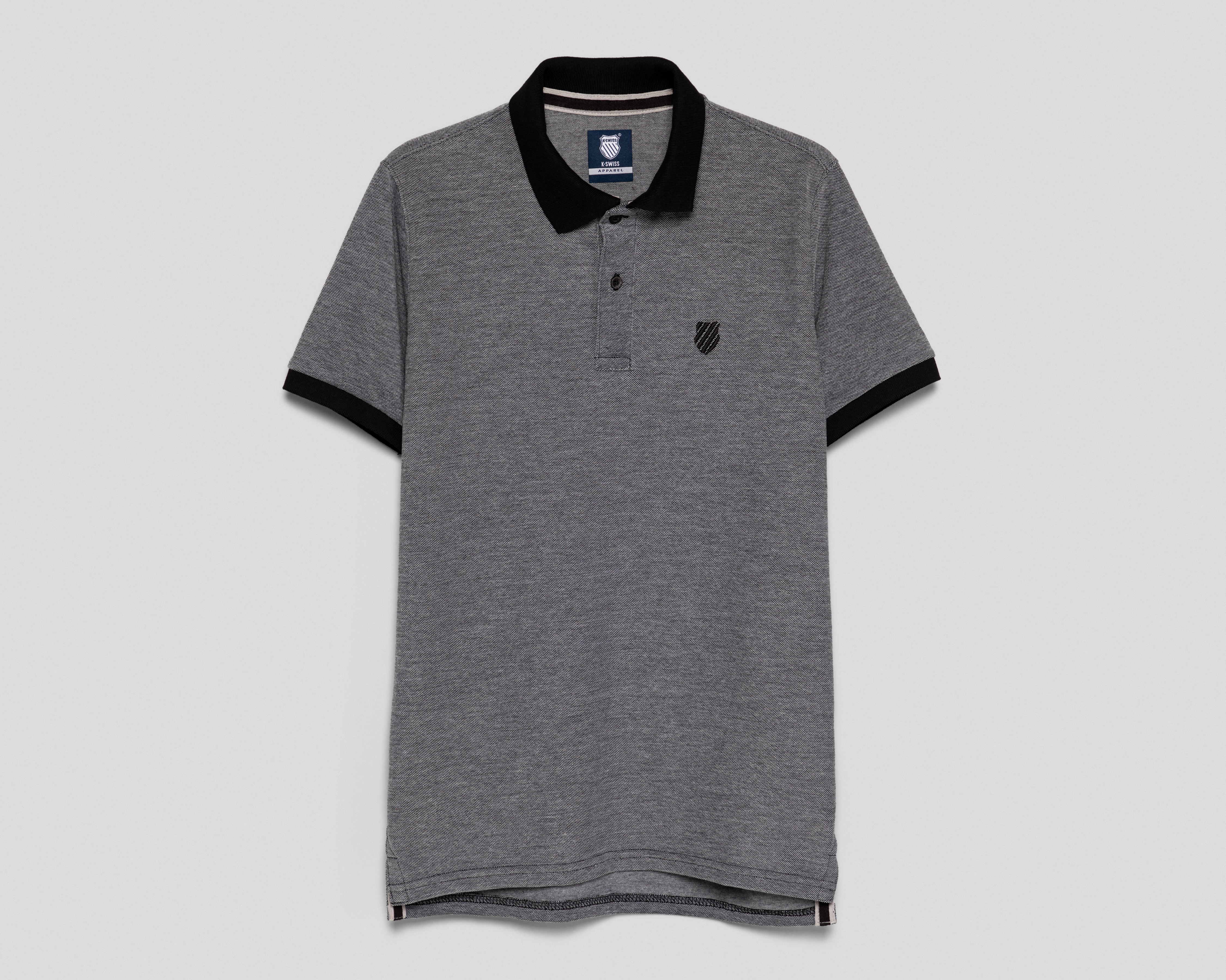 Playera Polo K-Swiss Gris para Hombre