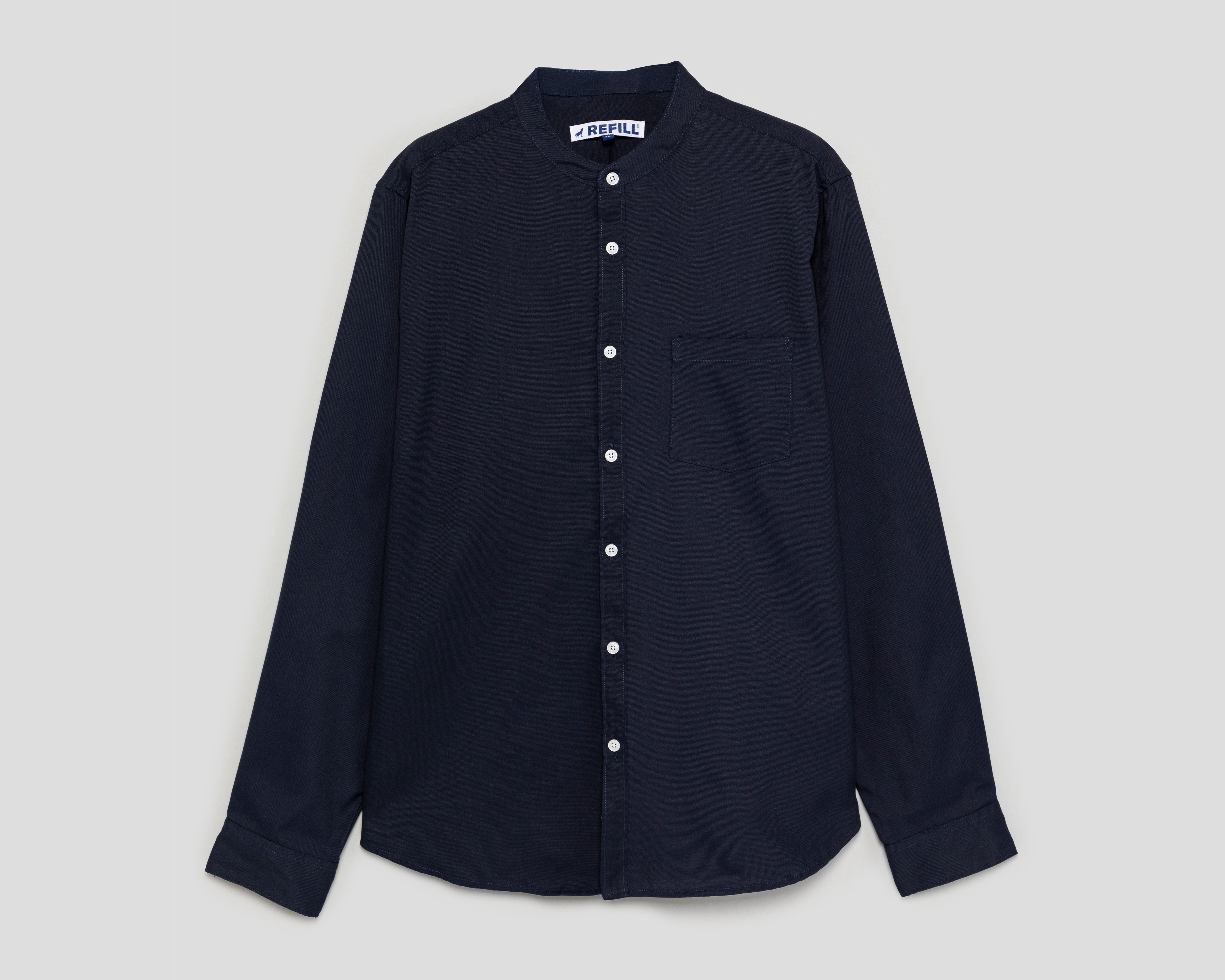 Foto 2 pulgar | Foto 1 | Camisa de Moda Refill Regular Fit Azul Marino