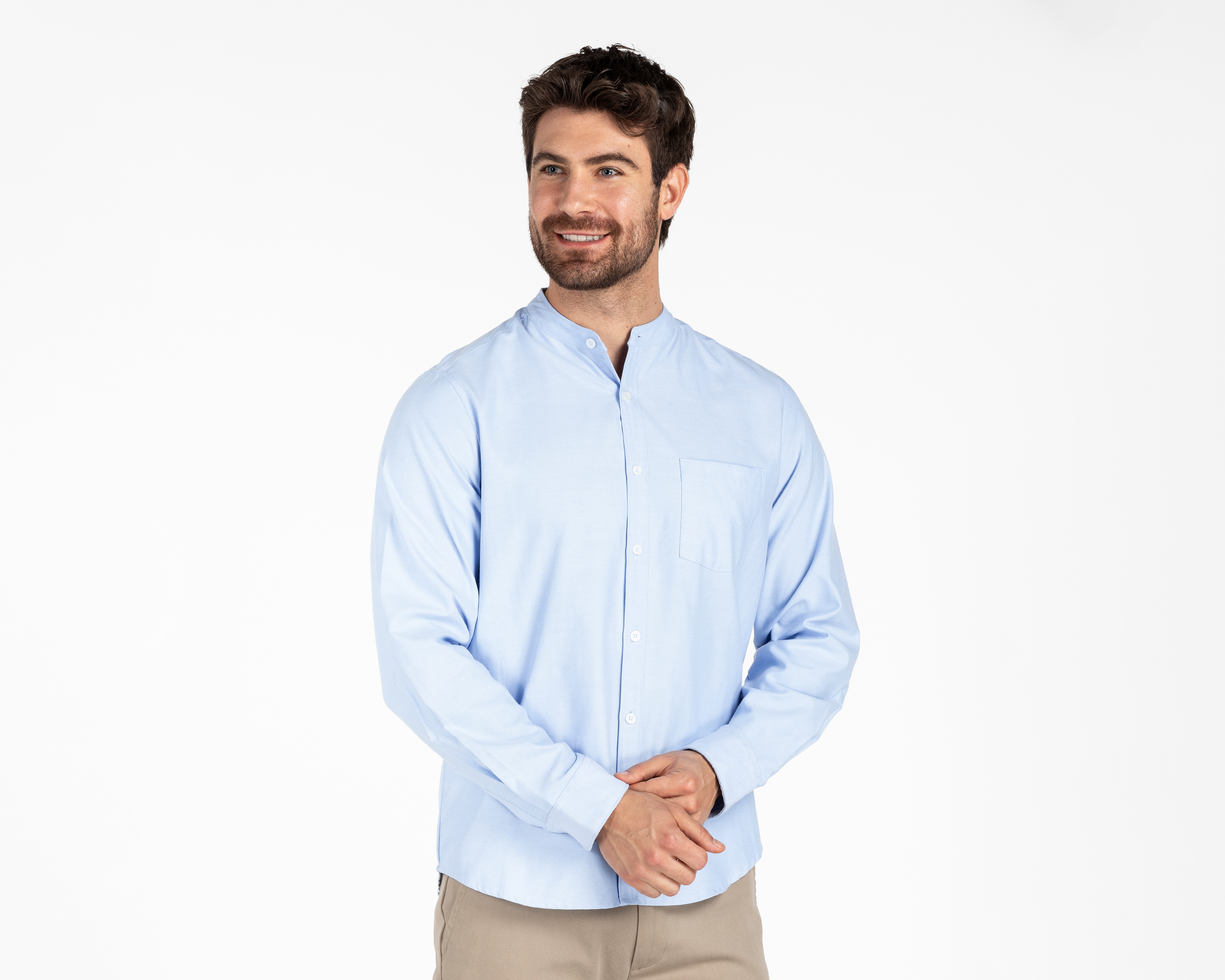 Foto 2 pulgar | Foto 1 | Camisa de Moda Refill Regular Fit Azul