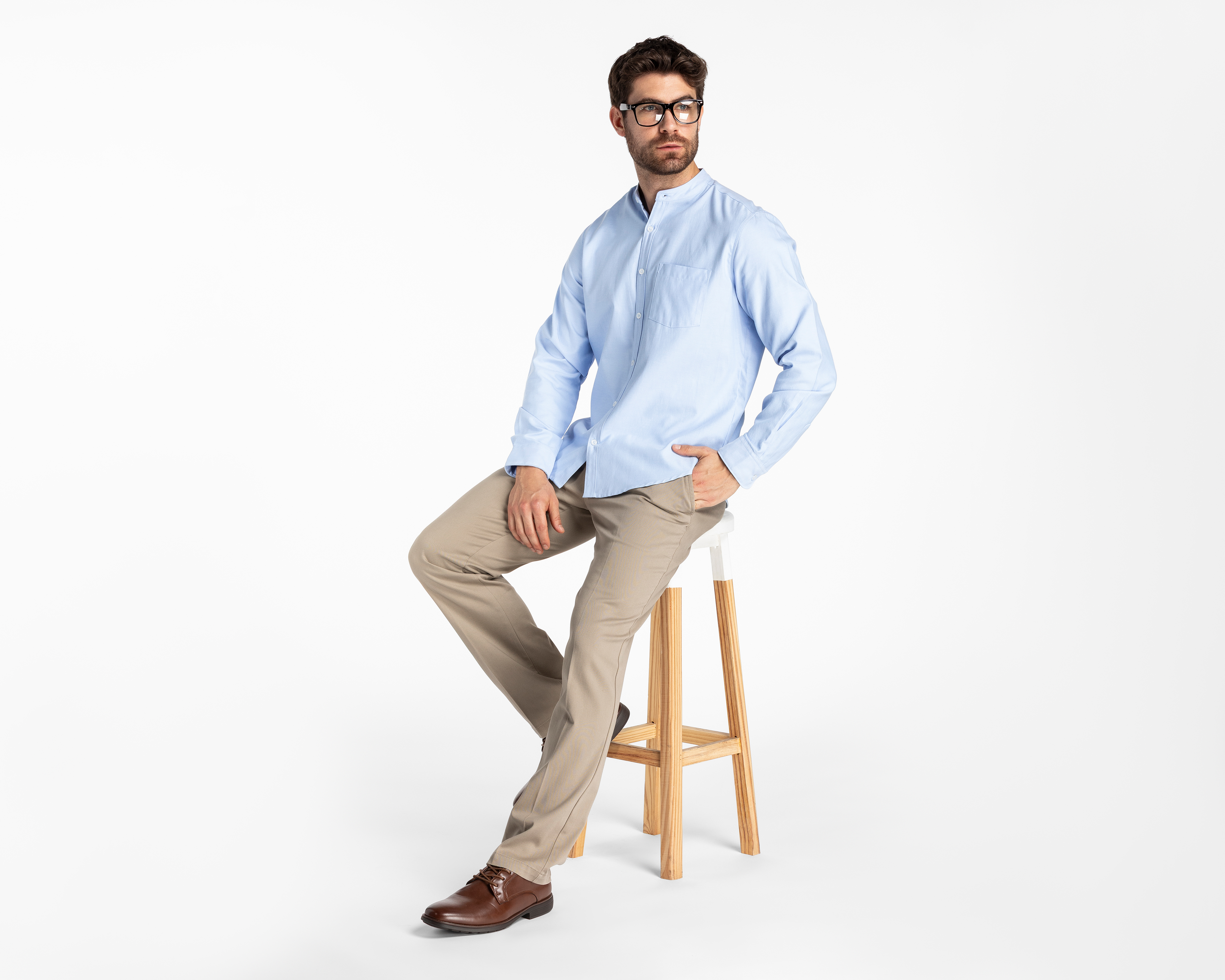 Foto 2 | Foto 2 | Camisa de Moda Refill Regular Fit Azul