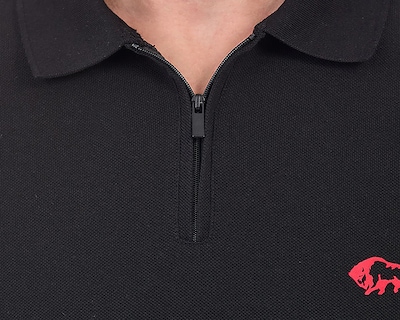 Foto 4 | Foto 4 | Playera Polo Buffalo David Bitton Manga Corta Negra para Hombre