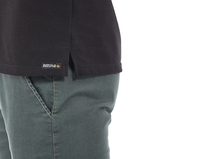 Foto 6 | Foto 6 | Playera Polo Buffalo David Bitton Manga Corta Negra para Hombre
