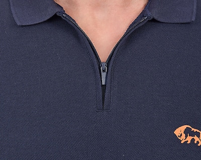 Foto 4 | Foto 4 | Playera Polo Buffalo David Bitton Manga Corta Azul Marino para Hombre