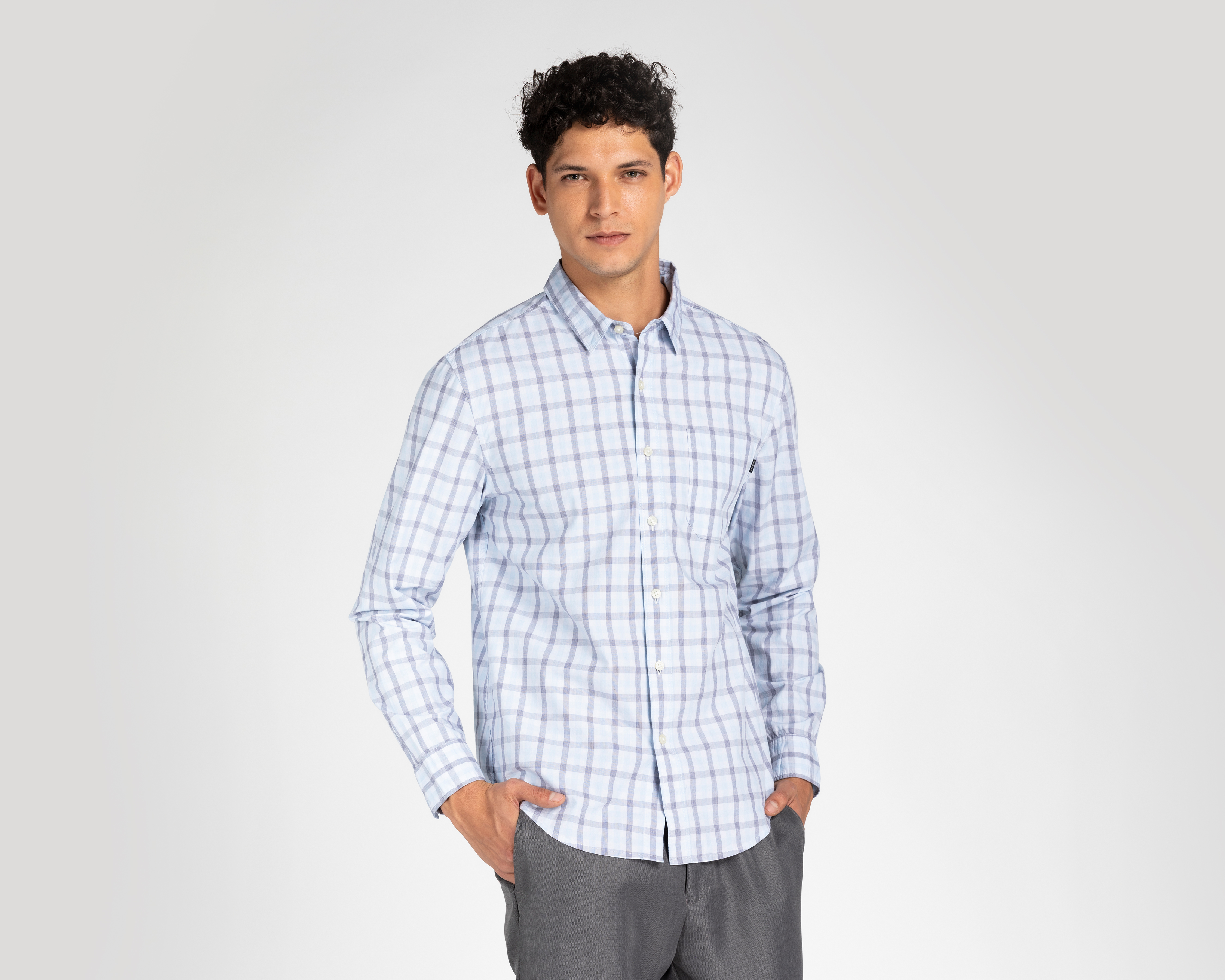 Camisa Casual Dockers Regular a Cuadros para Hombre