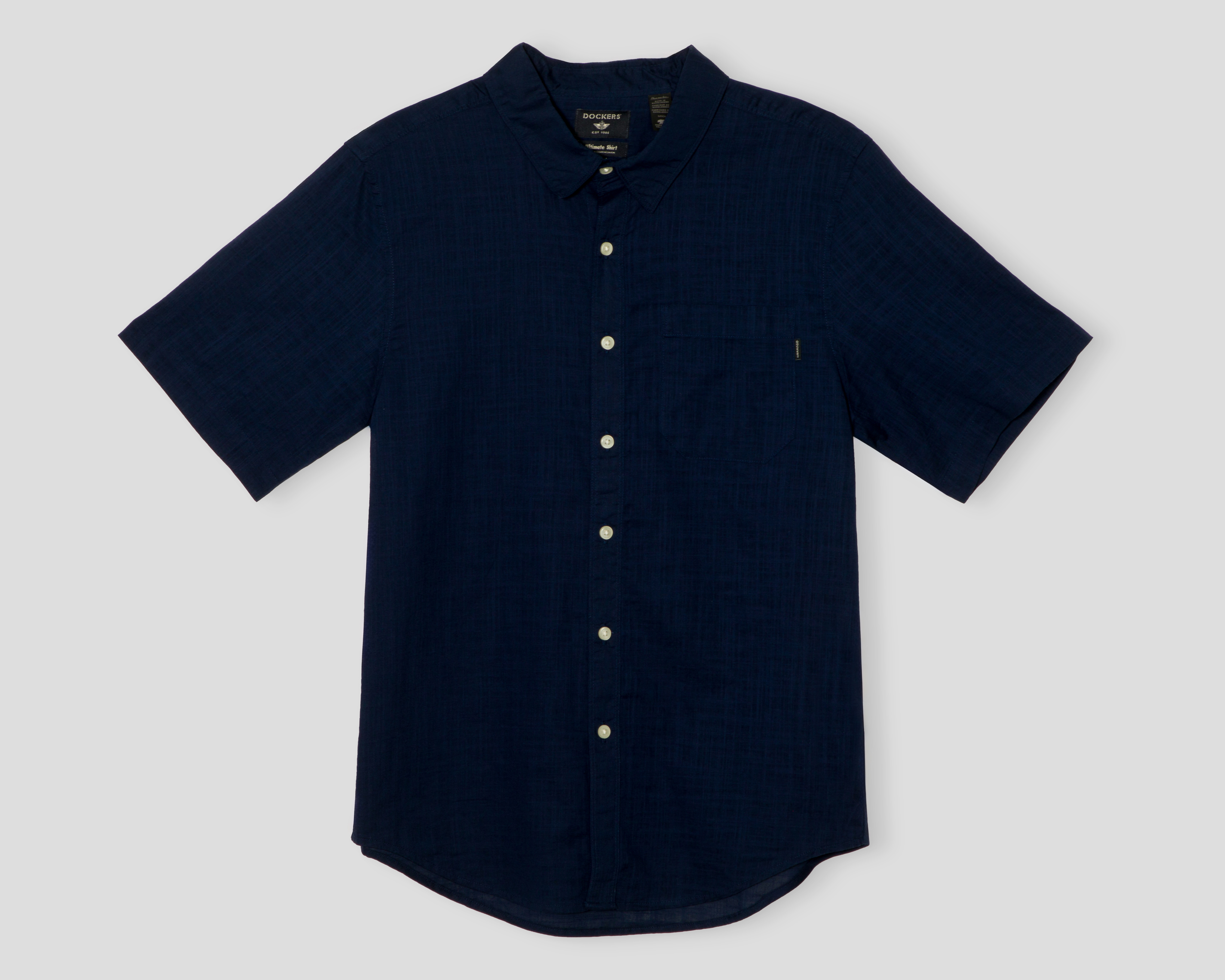 Foto 2 pulgar | Foto 1 | Camisa Casual de Algodón Dockers Regular Lisa para Hombre