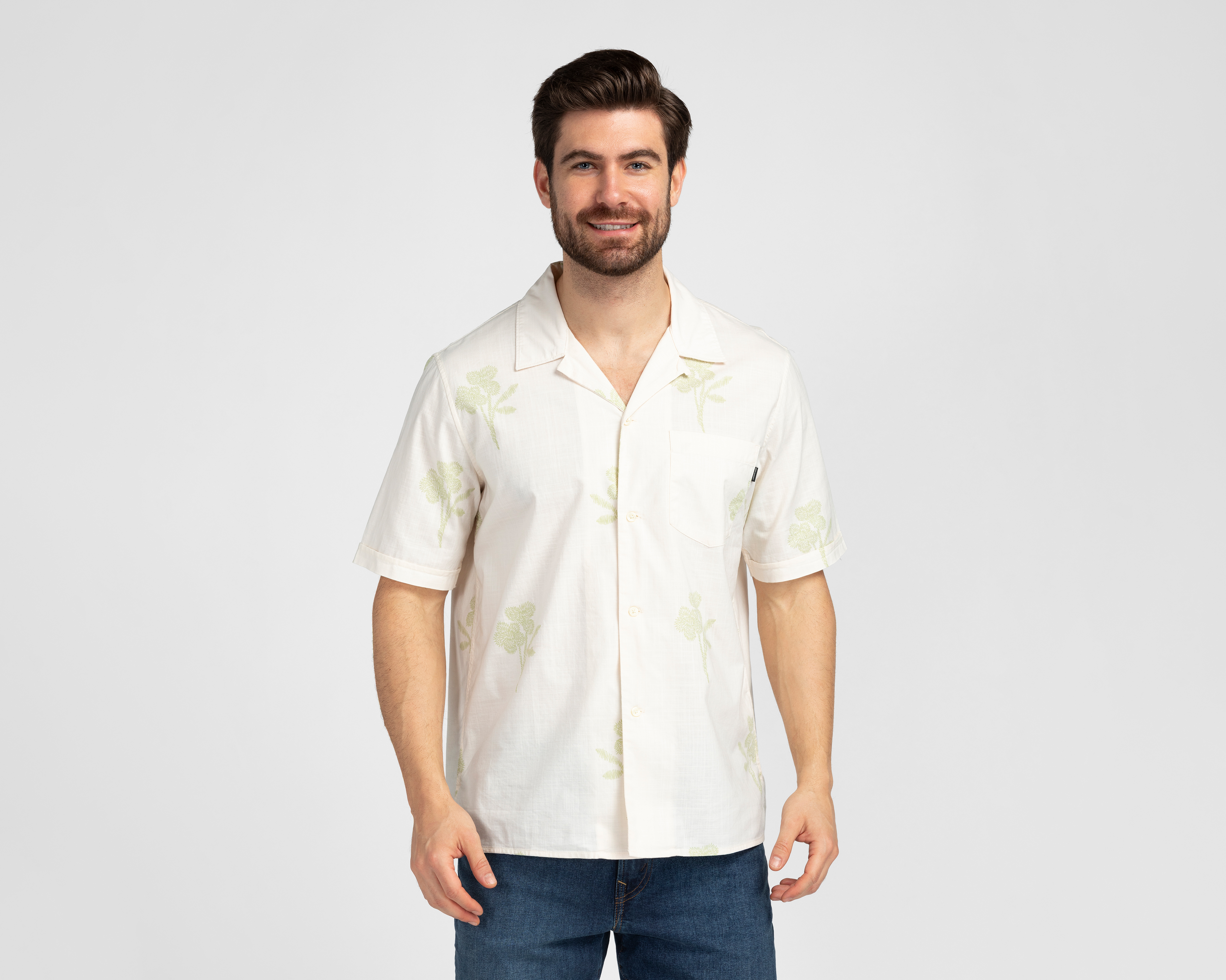 Foto 2 pulgar | Foto 1 | Camisa Casual de Algodón Dockers Regular Fit con Print Floral para Hombre