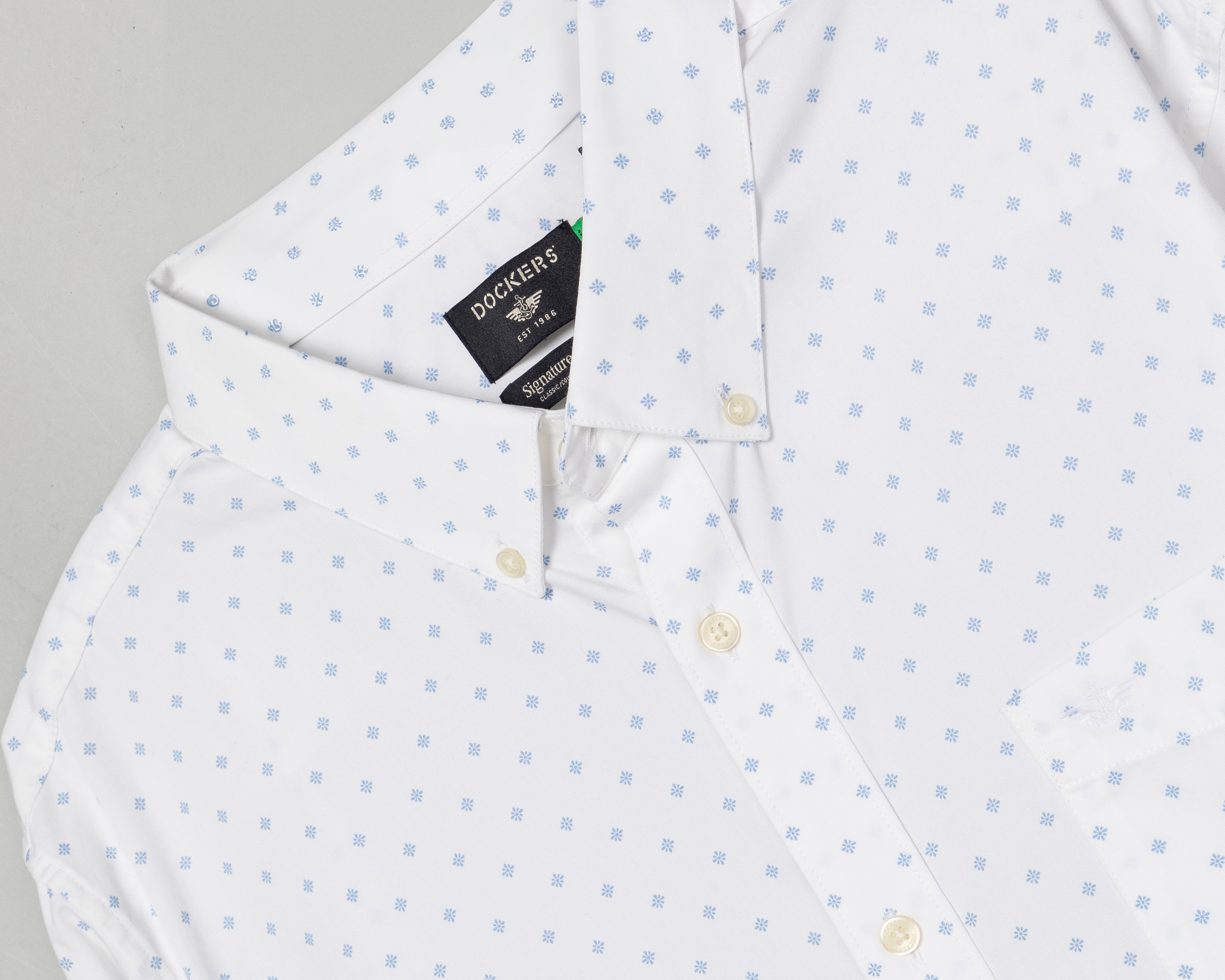 Foto 4 pulgar | Foto 3 | Camisa Casual de Algodón Dockers Regular Estampada para Hombre