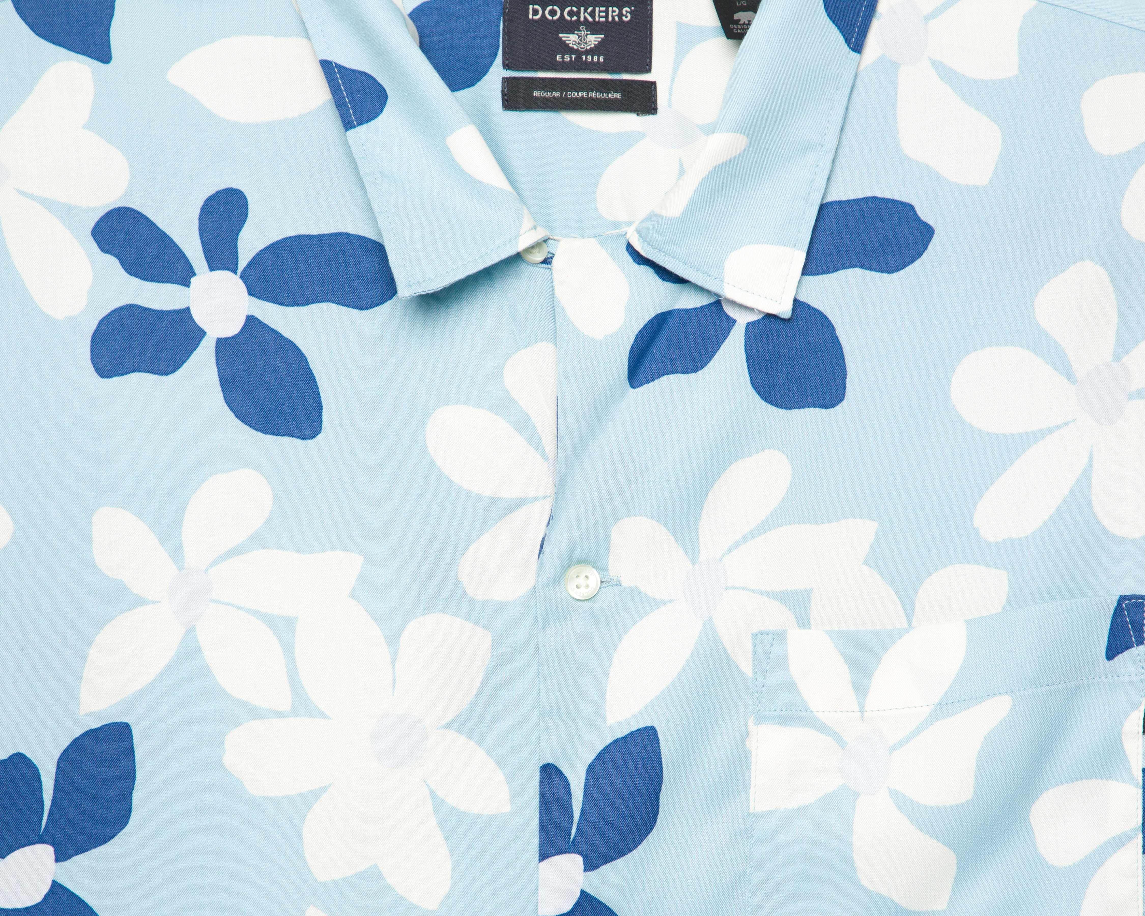 Foto 3 | Foto 3 | Camisa Casual Dockers Regular Floral para Hombre