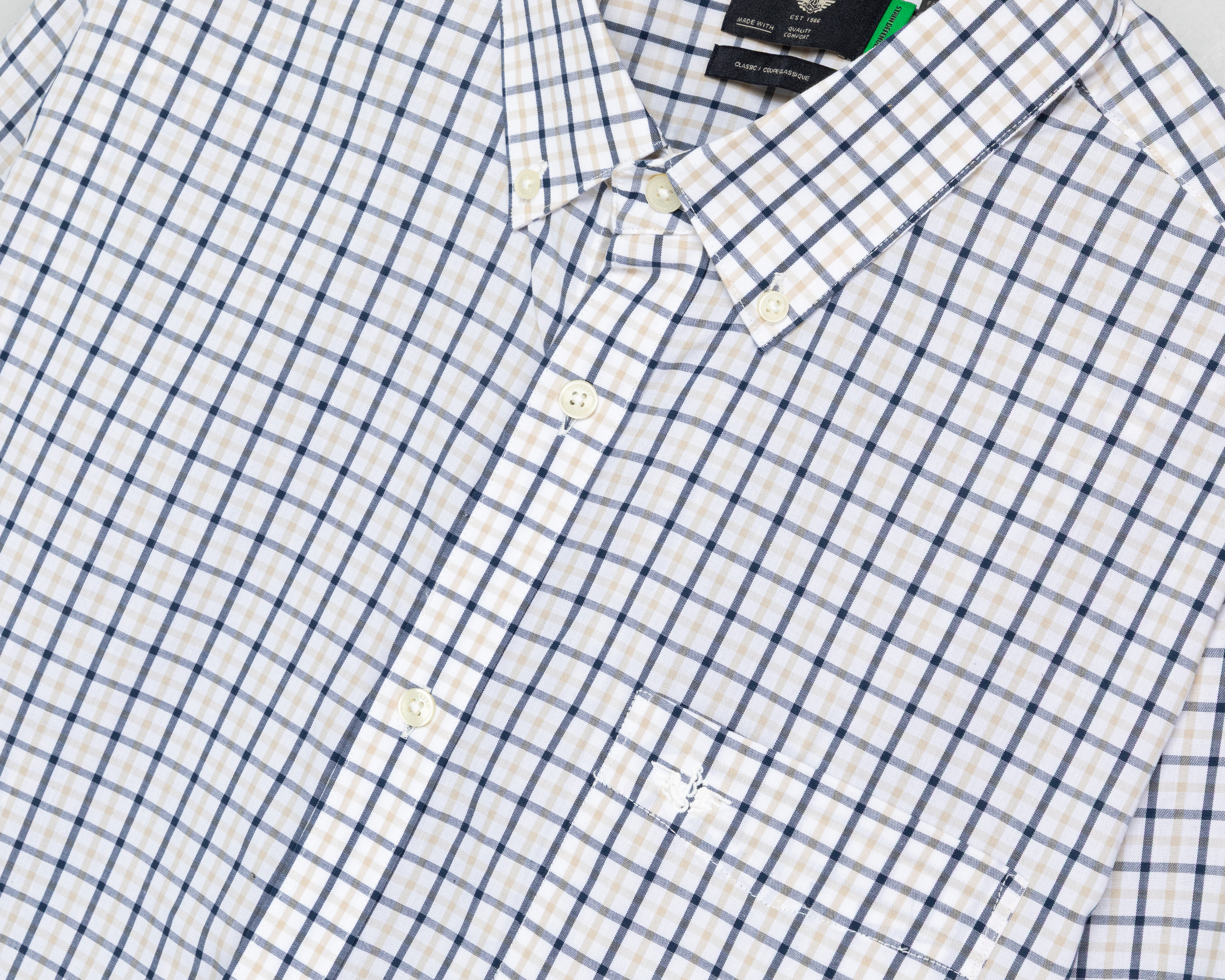 Foto 4 pulgar | Foto 3 | Camisa Casual Dockers Clasicc Fit a Cuadros para Hombre