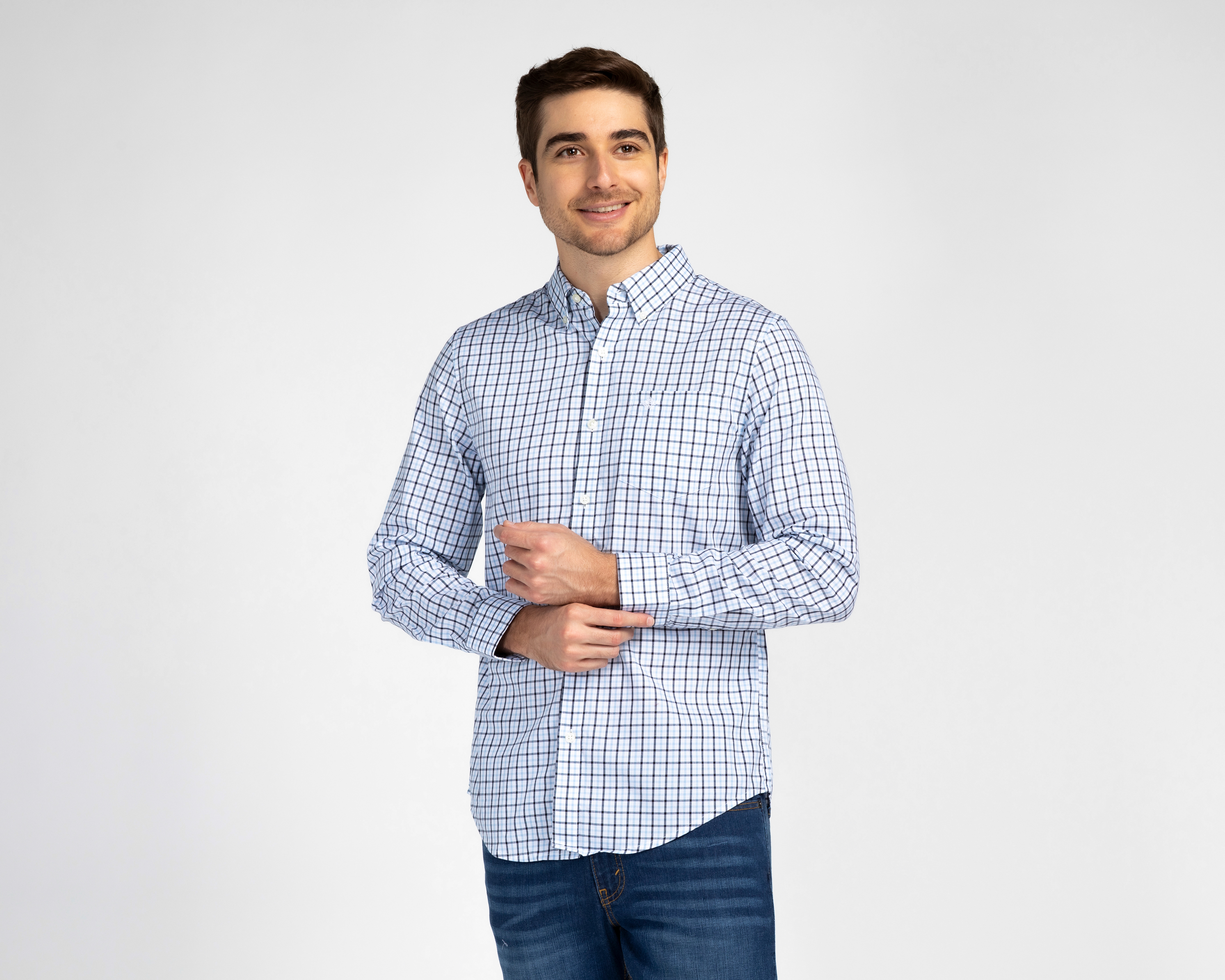 Foto 1 | Foto 1 | Camisa Casual de Algodón Dockers Regular a Cuadros para Hombre