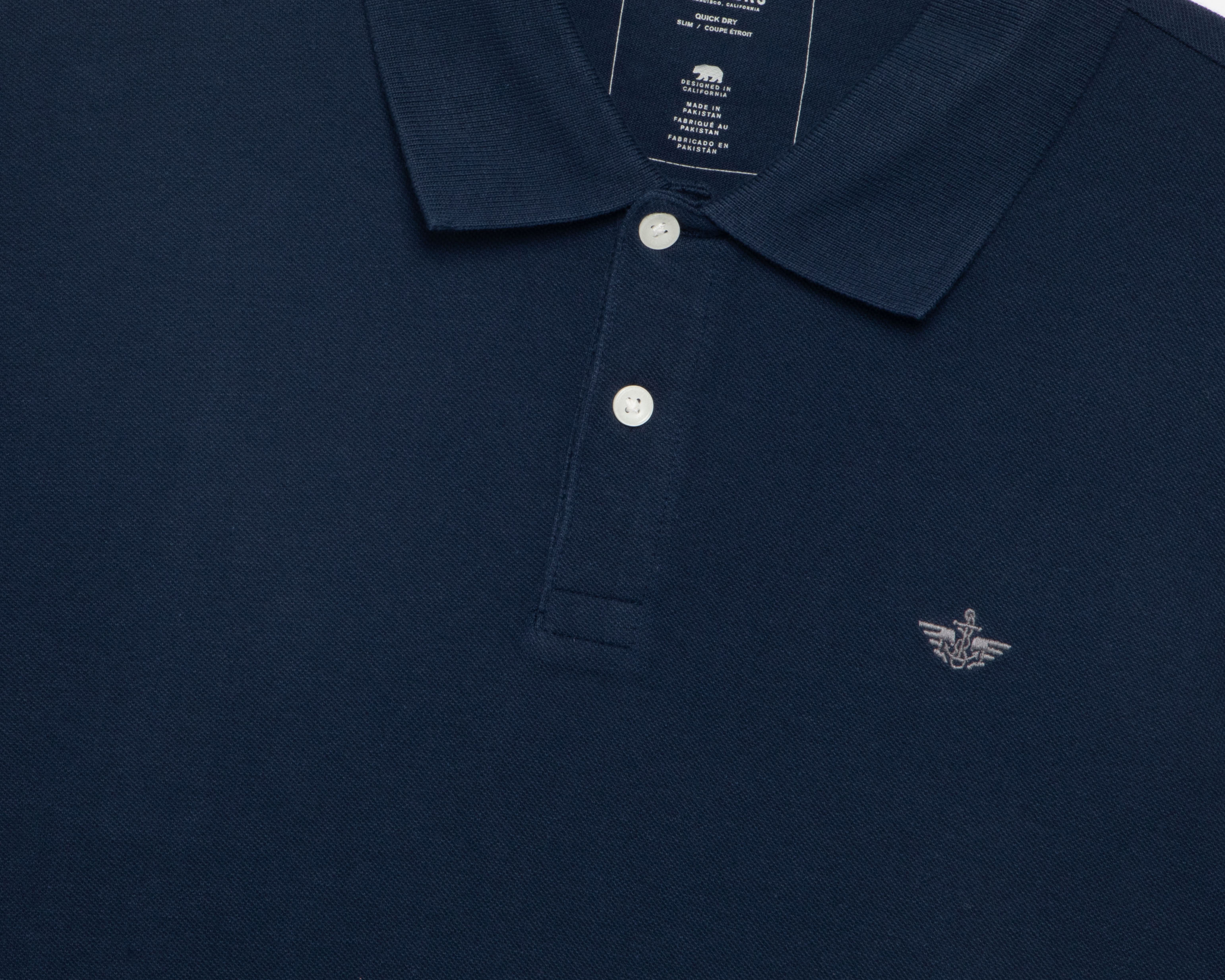 Foto 4 pulgar | Foto 3 | Playera Polo Dockers Azul para Hombre