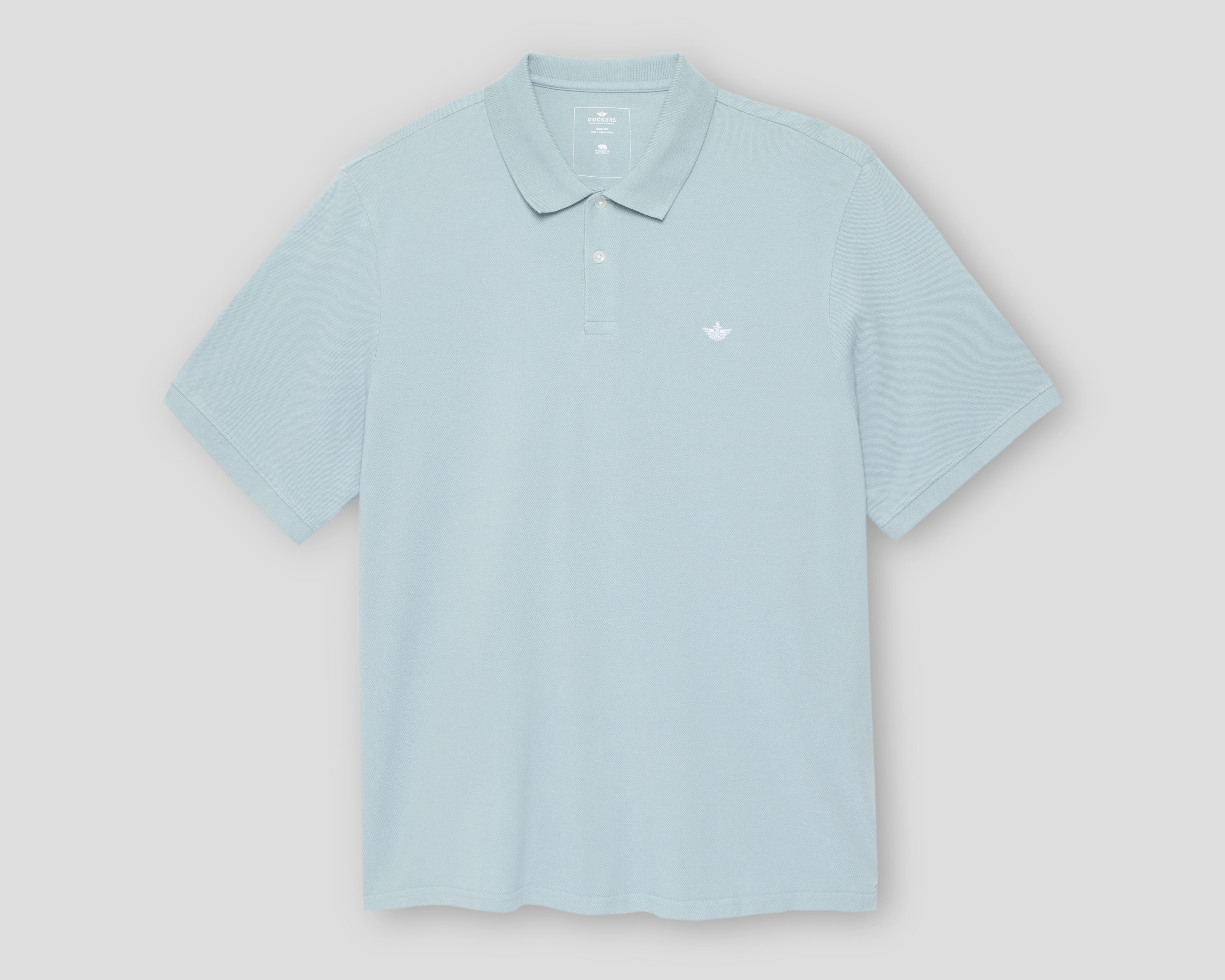 Foto 2 pulgar | Foto 1 | Playera Polo Dockers Azul para Hombre