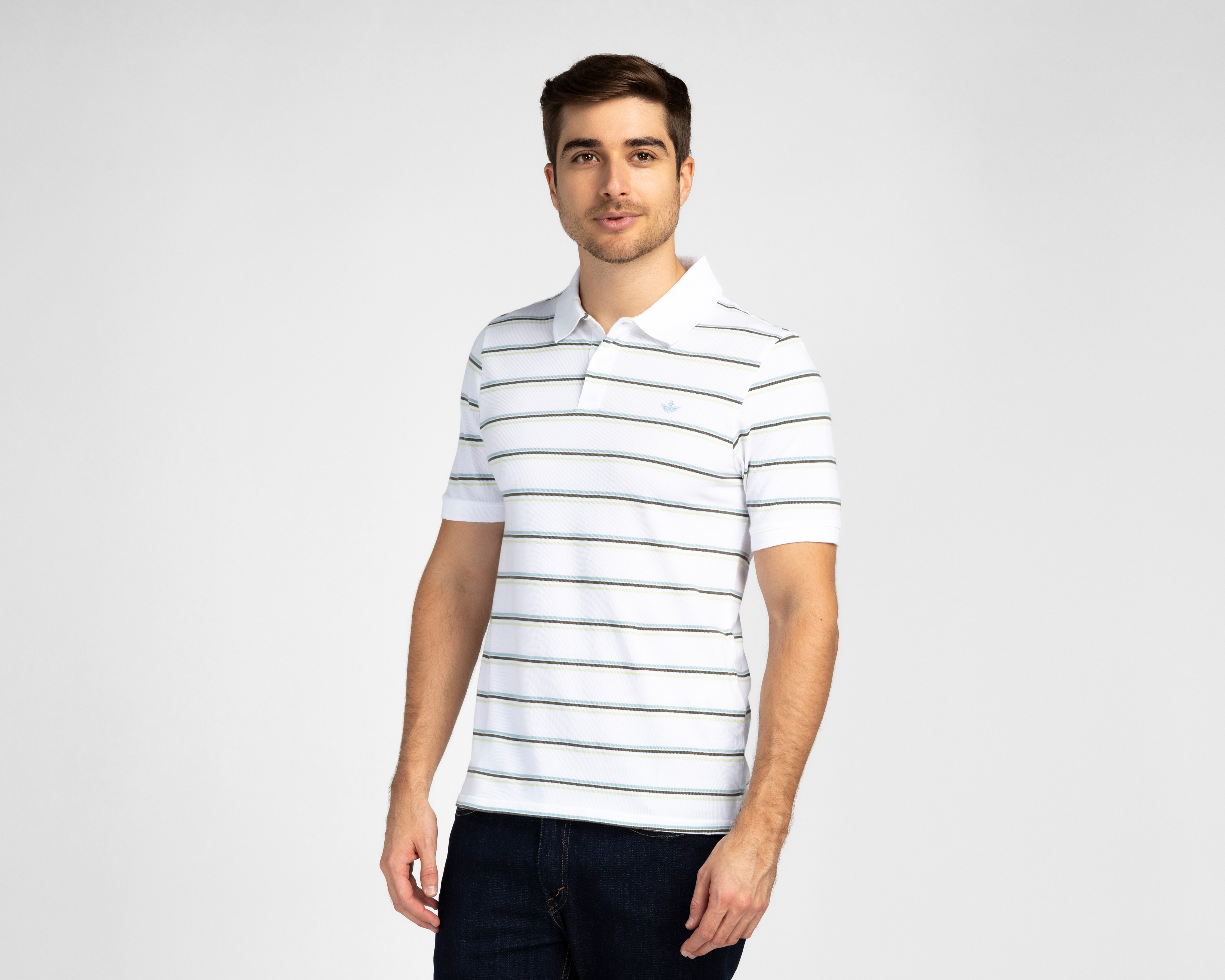 Playera Polo Dockers Blanca para Hombre