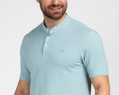 Foto 3 | Foto 3 | Playera Polo Dockers Cuello Mao Azul para Hombre