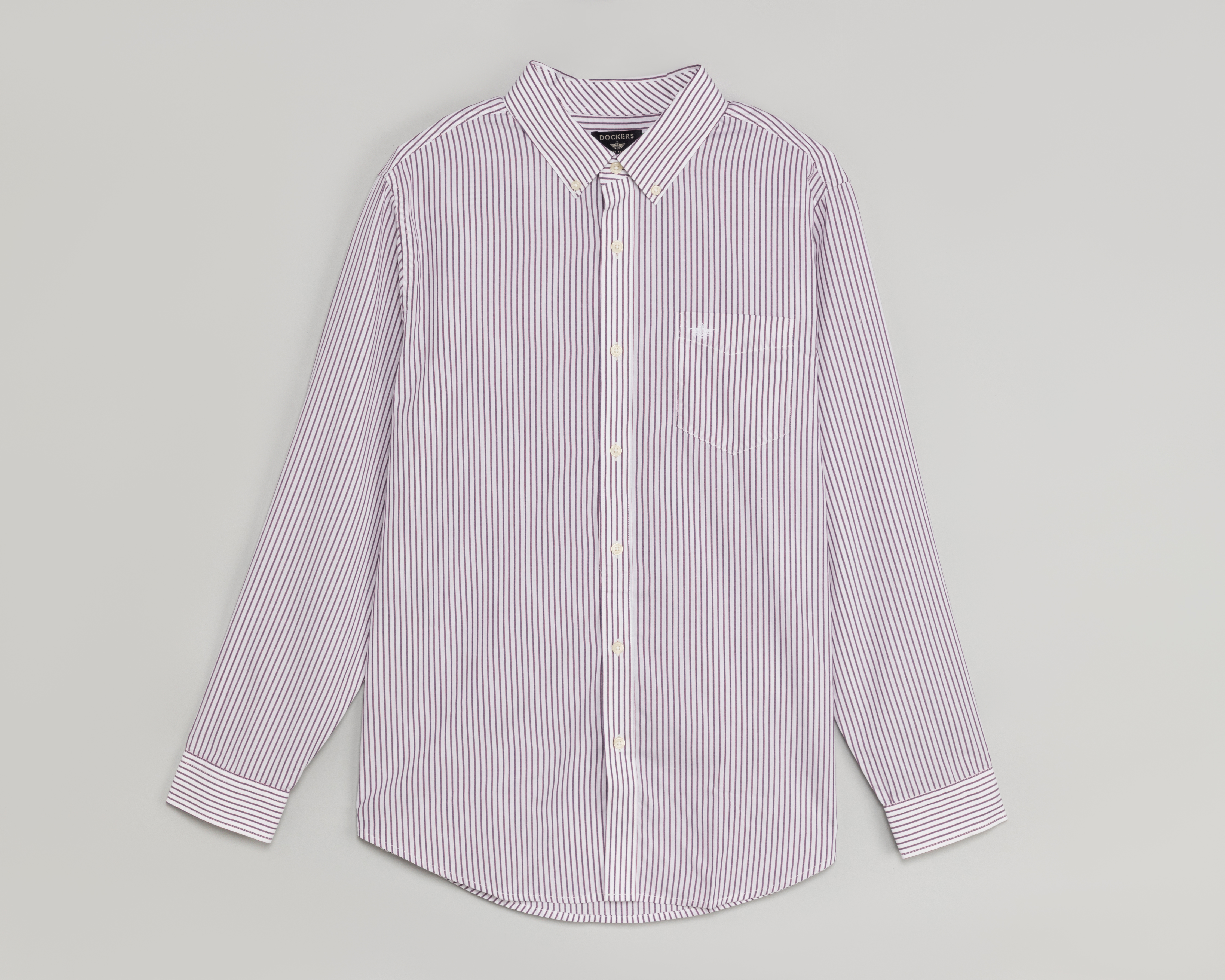 Foto 2 pulgar | Foto 1 | Camisa Casual de Algodón Dockers Classic Fit a Rayas para Hombre