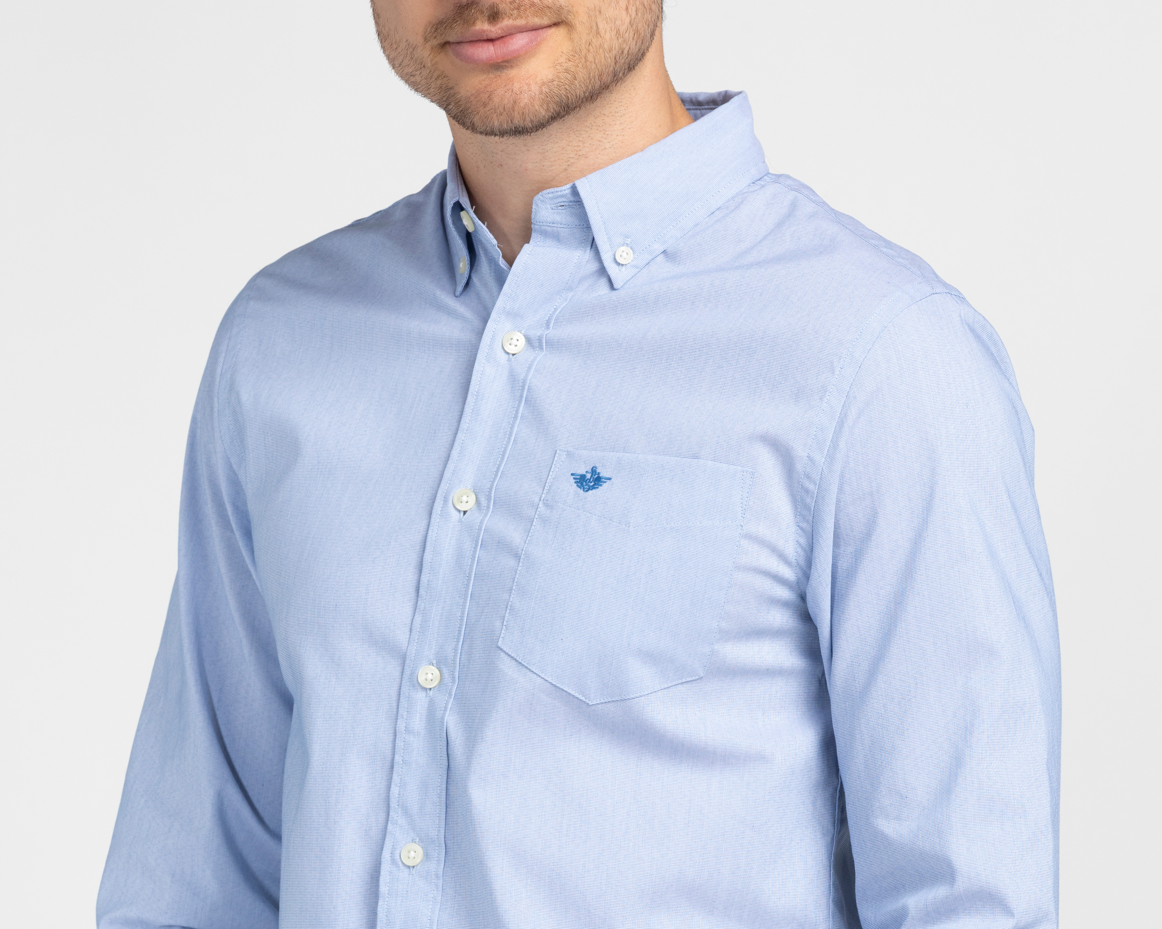 Foto 4 pulgar | Foto 3 | Camisa de Vestir Dockers Manga Larga Cuello Americano para Hombre