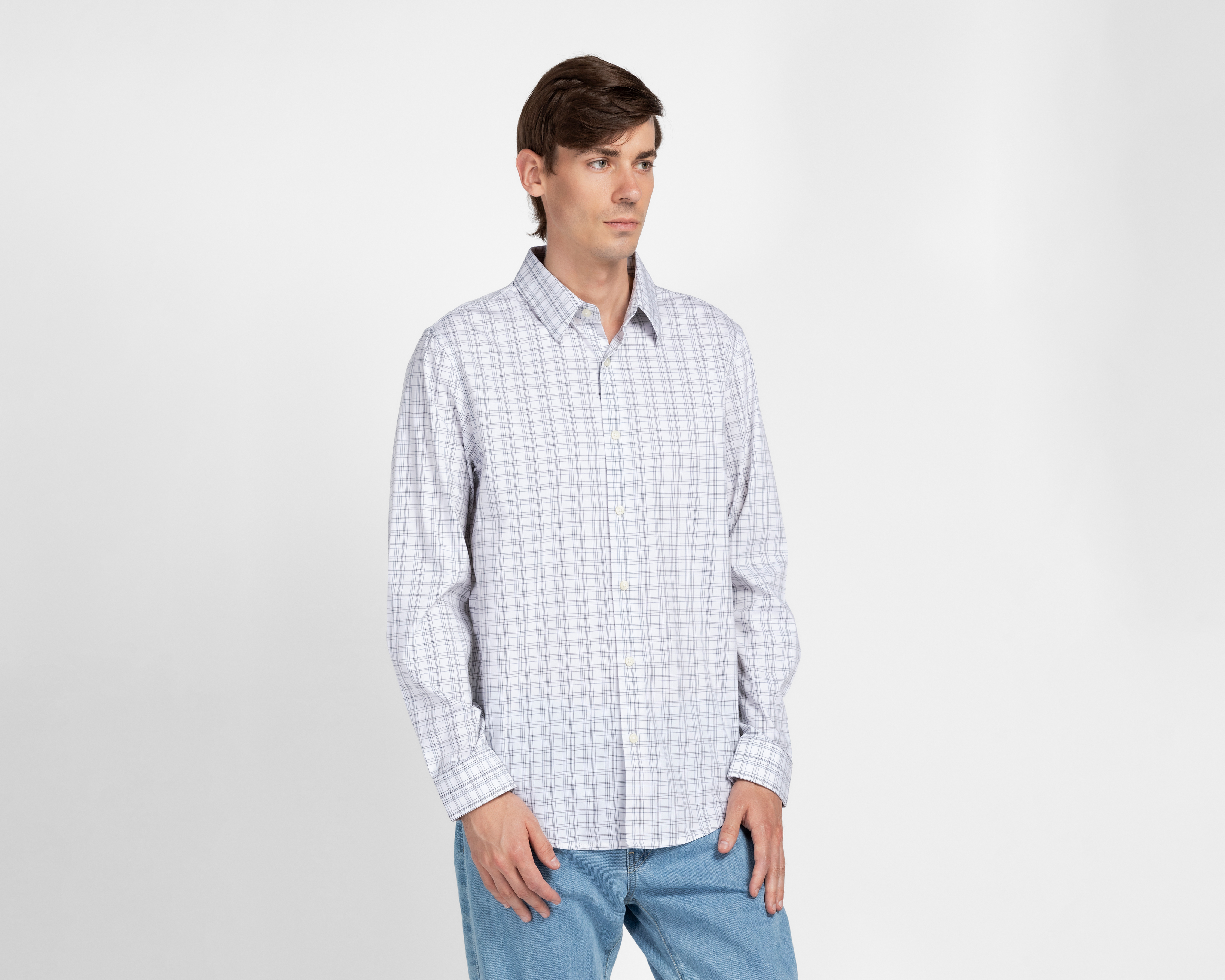 Foto 2 pulgar | Foto 1 | Camisa Casual Dockers Regular a Cuadros para Hombre
