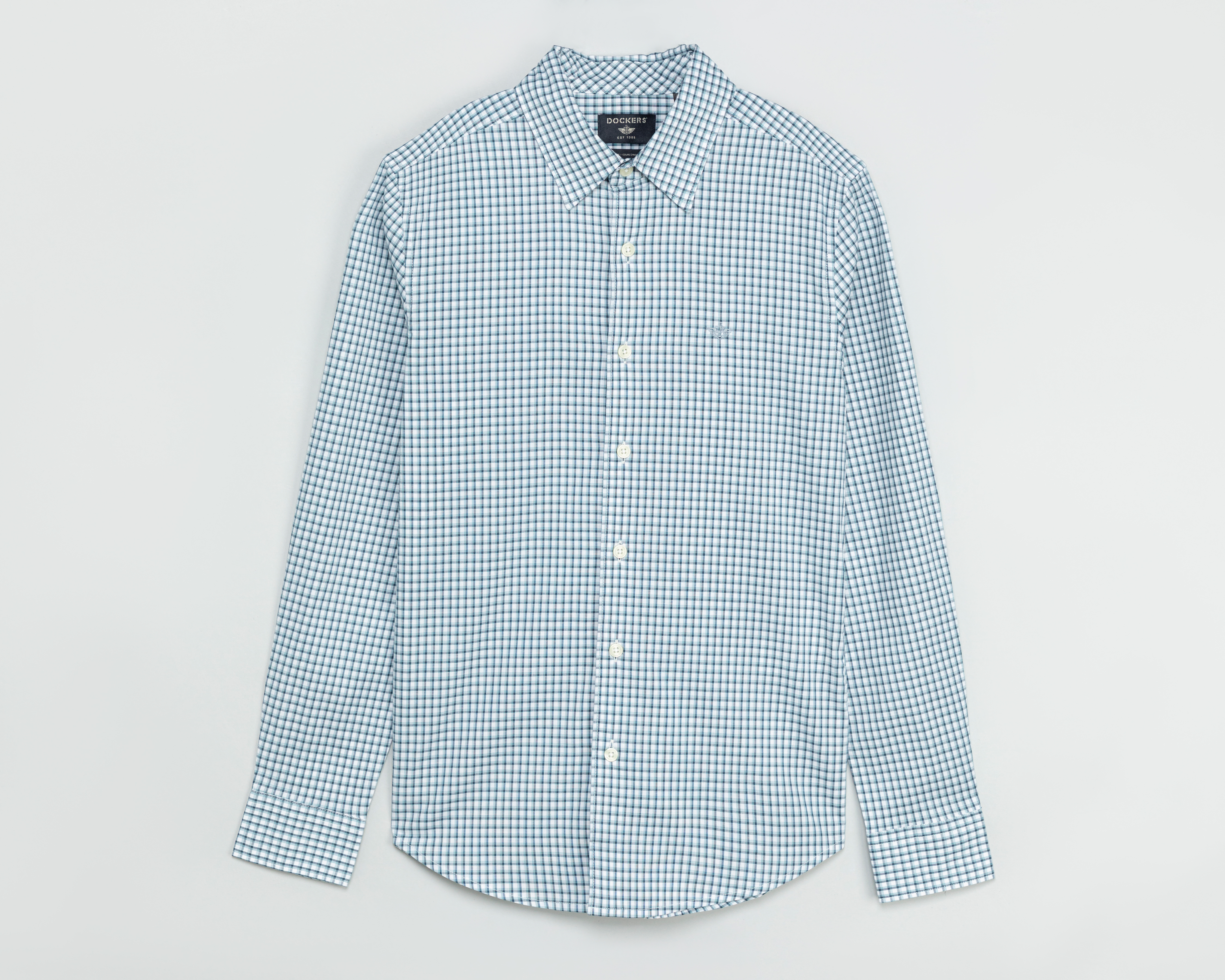 Camisa Casual Dockers Slim Fit a Cuadros para Hombre
