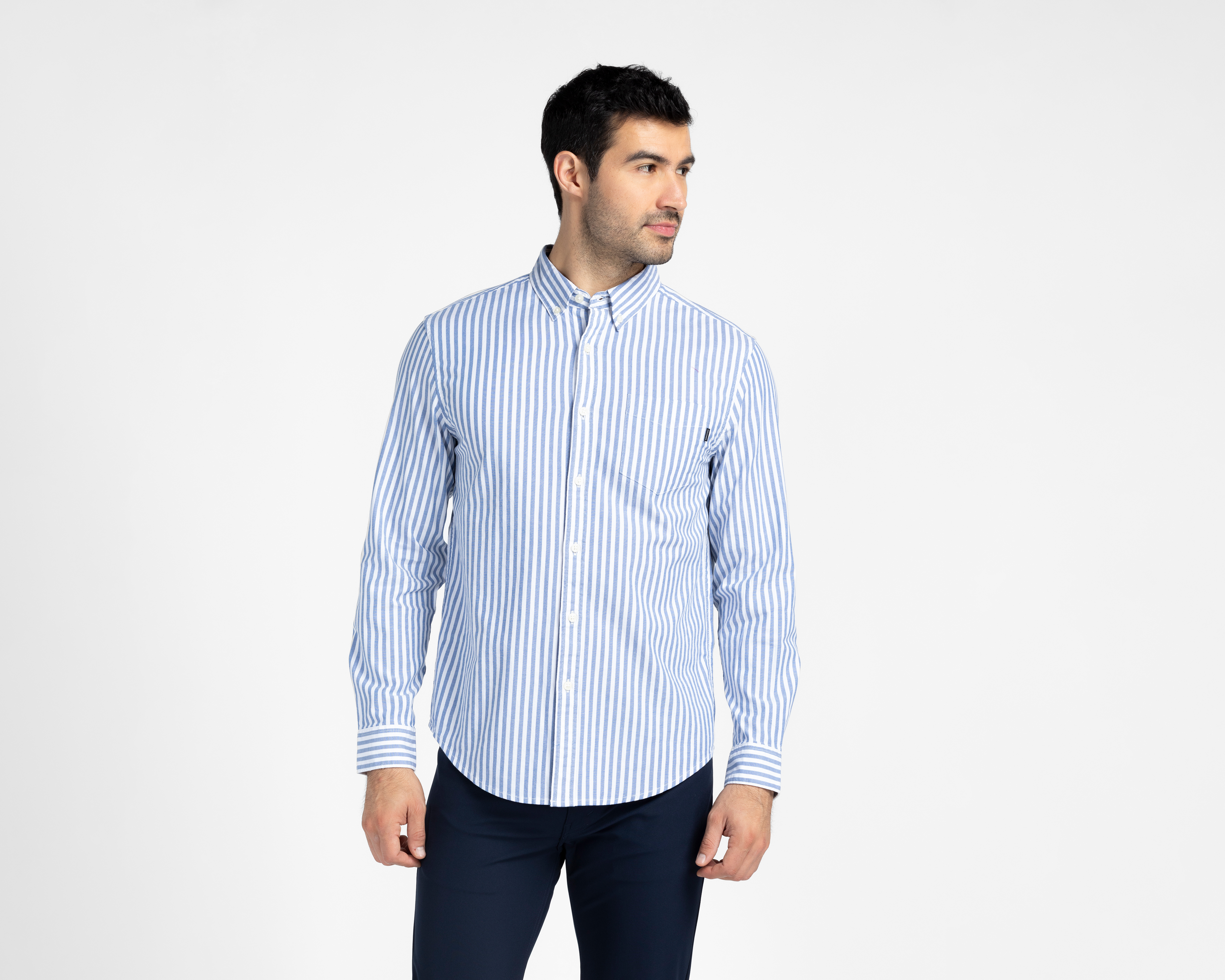 Foto 2 pulgar | Foto 1 | Camisa Casual Dockers Regular Fit a Rayas para Hombre