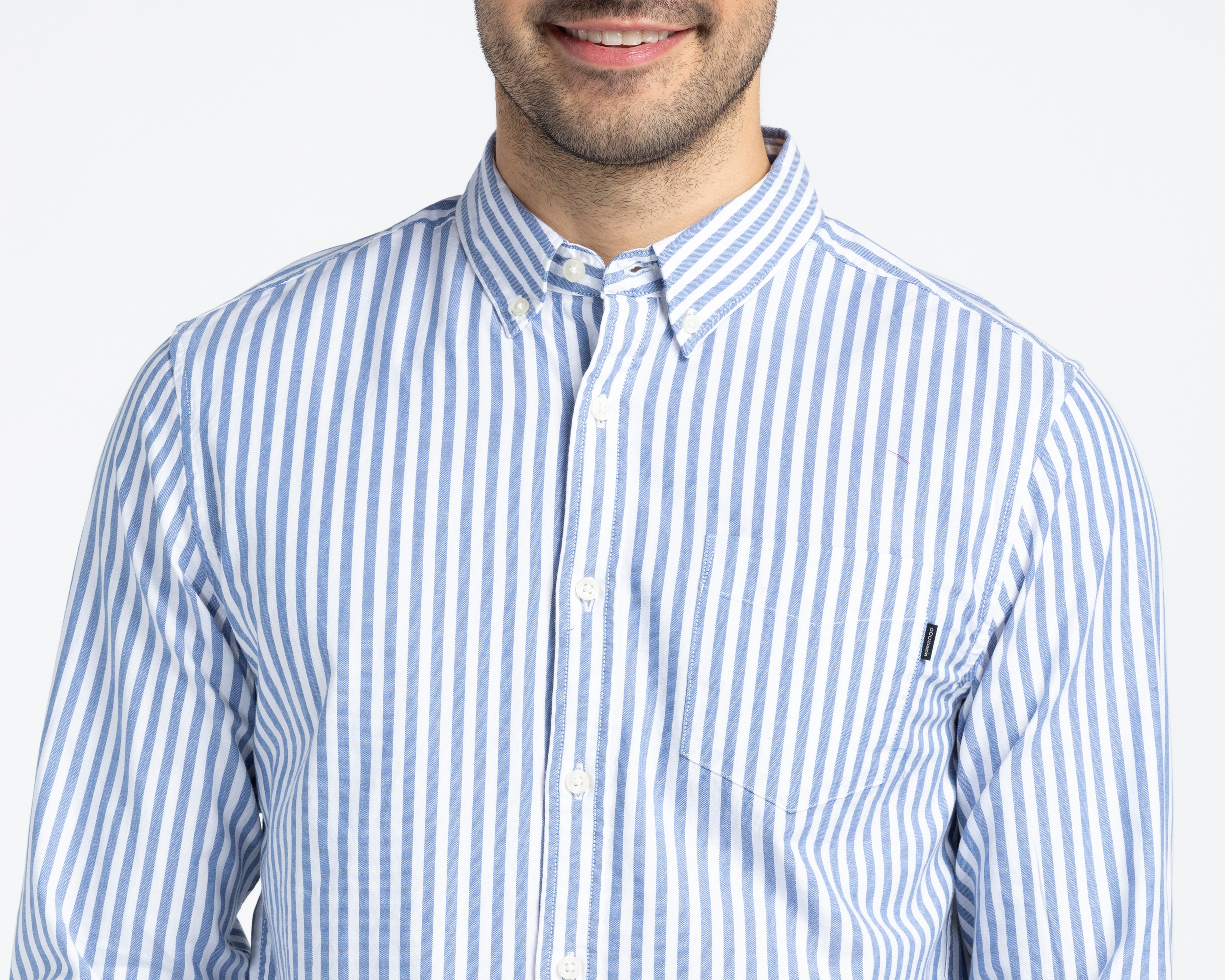 Foto 4 pulgar | Foto 3 | Camisa Casual Dockers Regular Fit a Rayas para Hombre