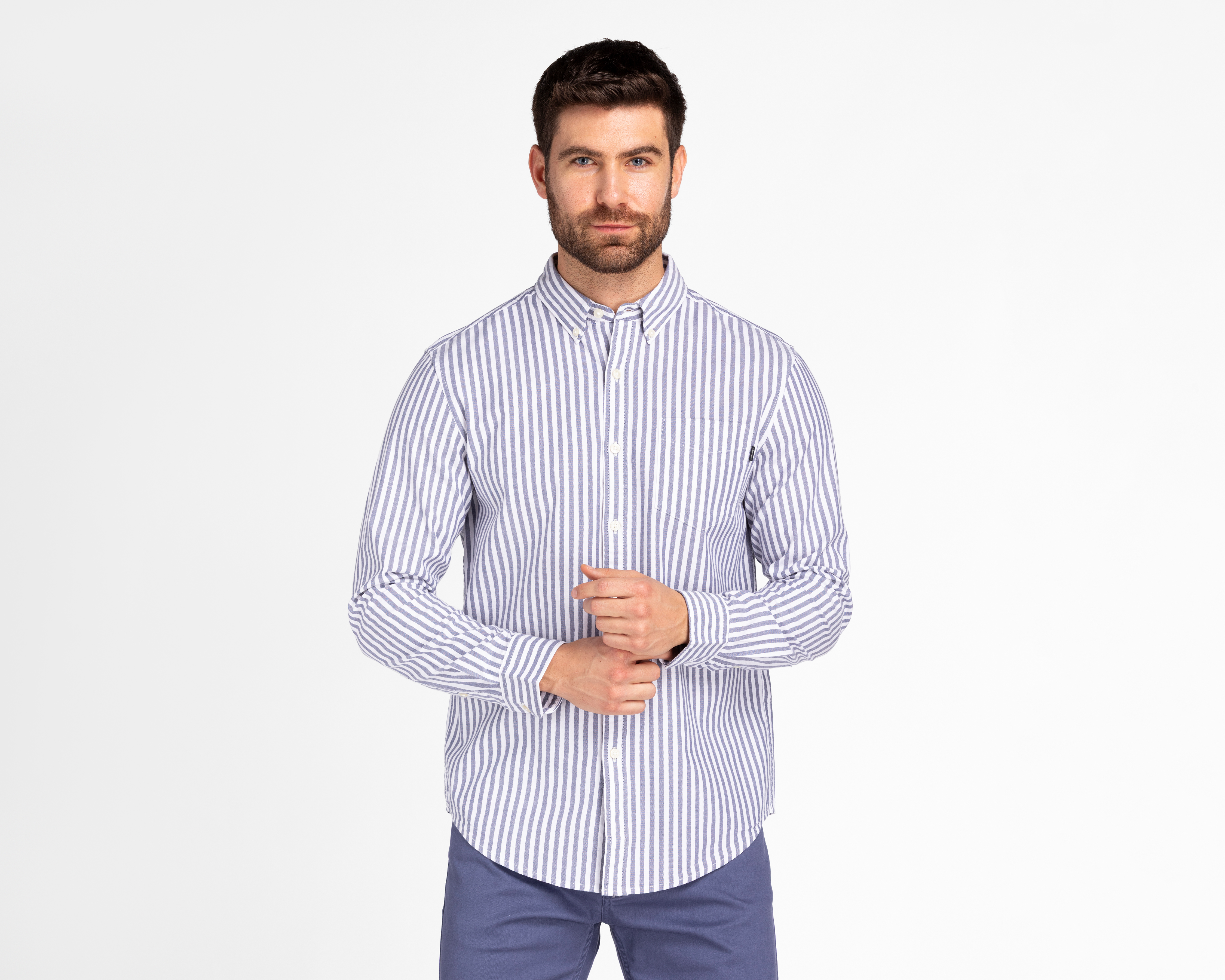 Foto 1 | Foto 1 | Camisa Casual Dockers Regular de Rayas para Hombre