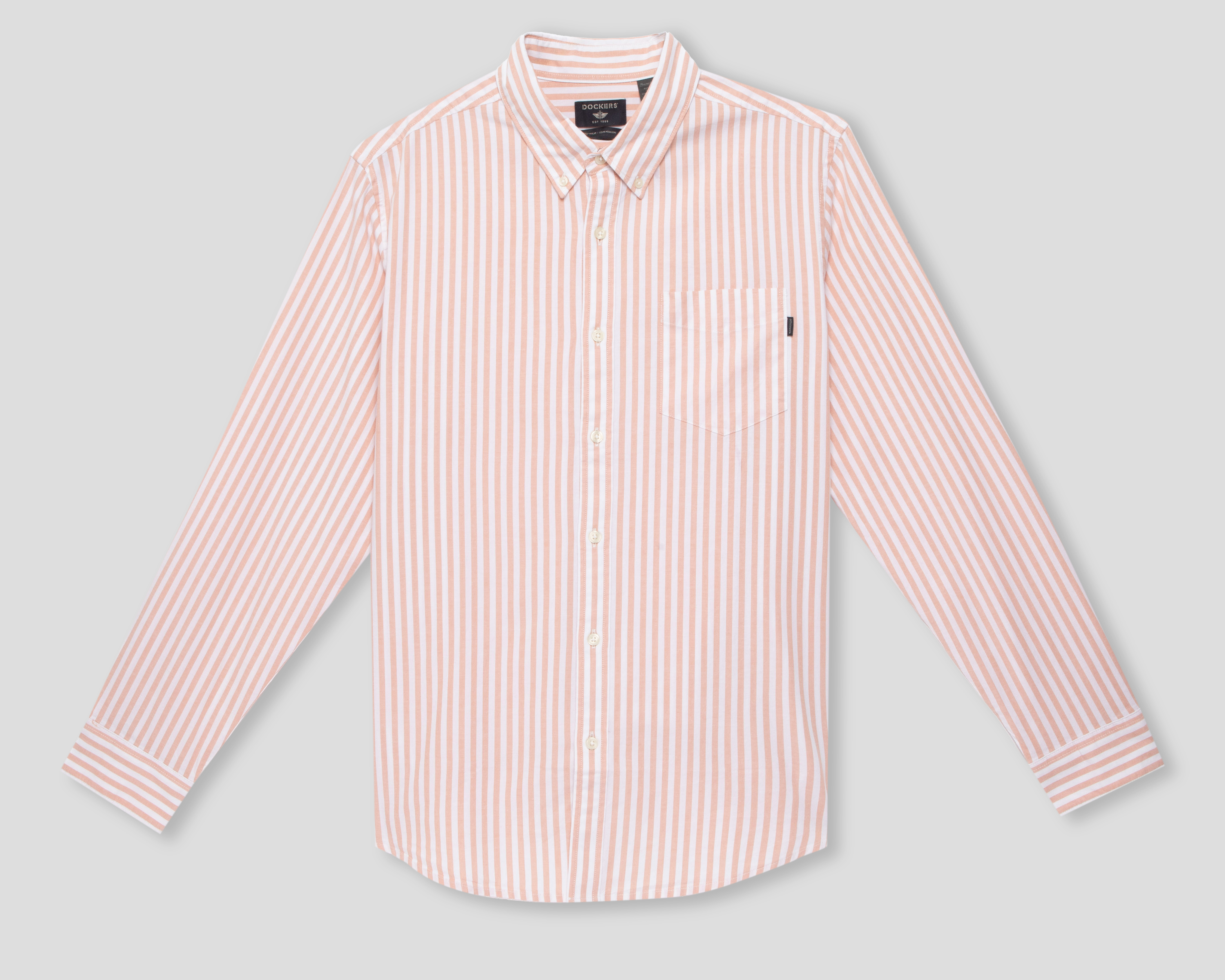 Foto 2 pulgar | Foto 1 | Camisa Casual Dockers Regular Fit a Rayas para Hombre