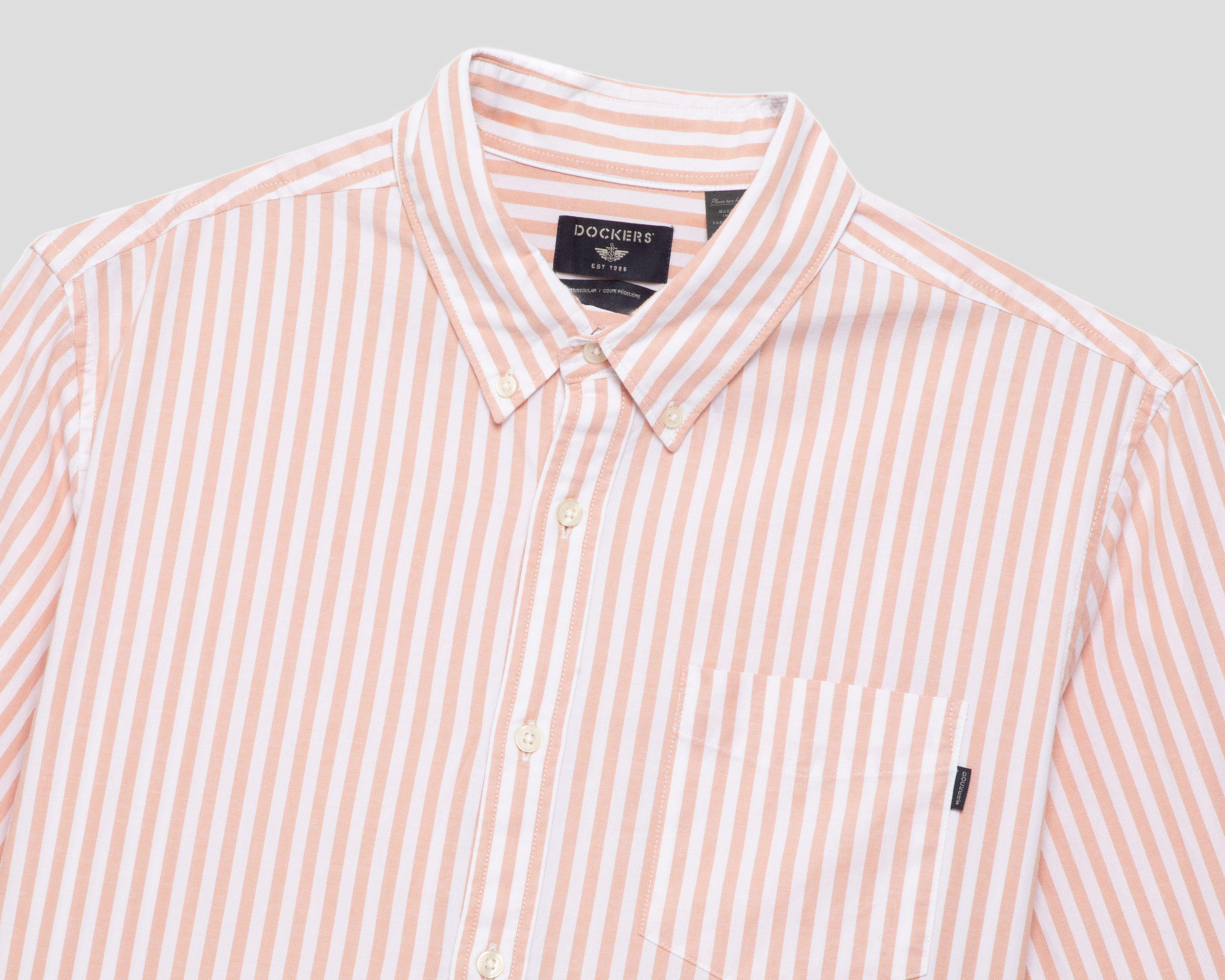 Foto 4 pulgar | Foto 3 | Camisa Casual Dockers Regular Fit a Rayas para Hombre