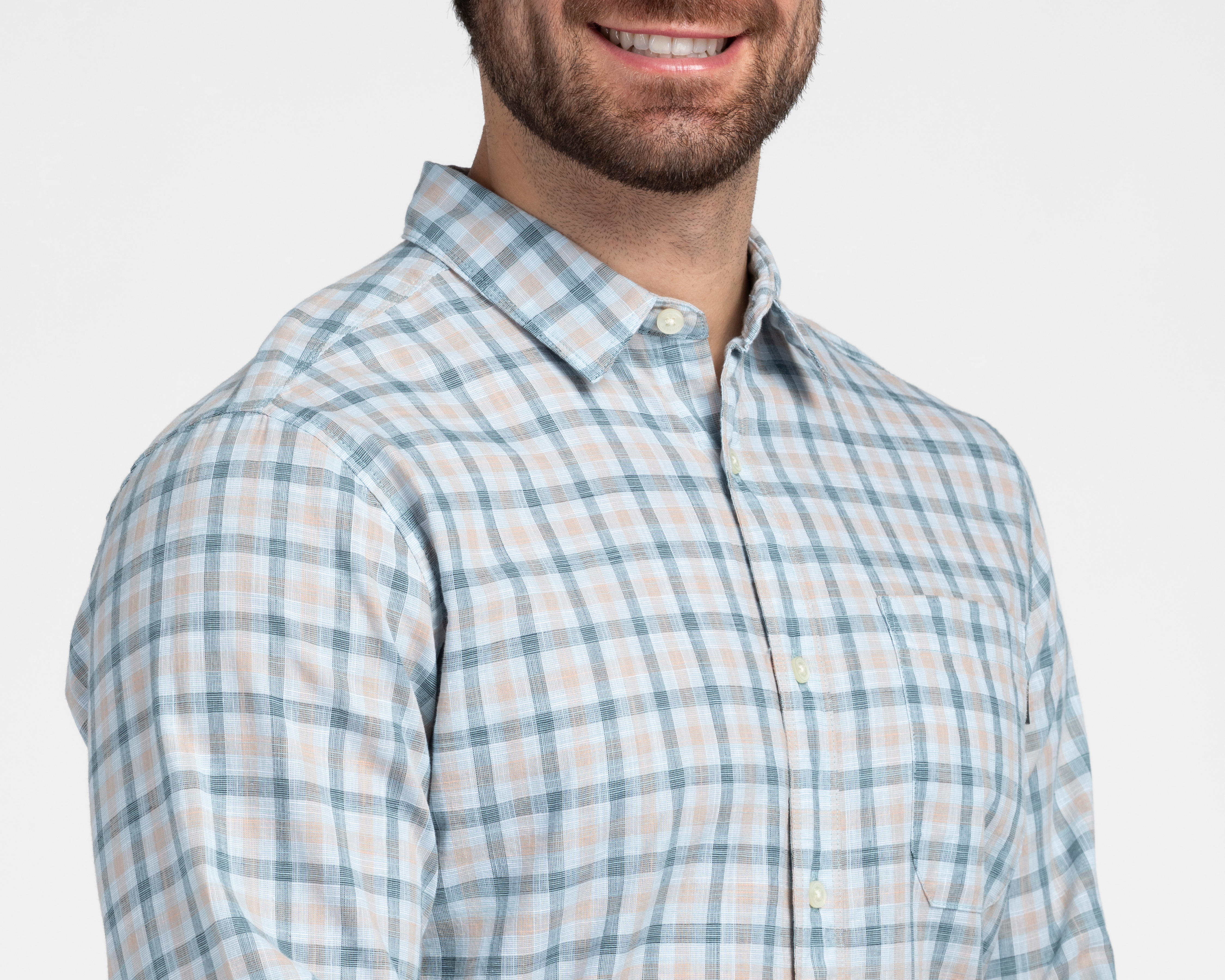 Foto 4 pulgar | Foto 3 | Camisa Casual de Algodón Dockers  Slim a Cuadros para Hombre