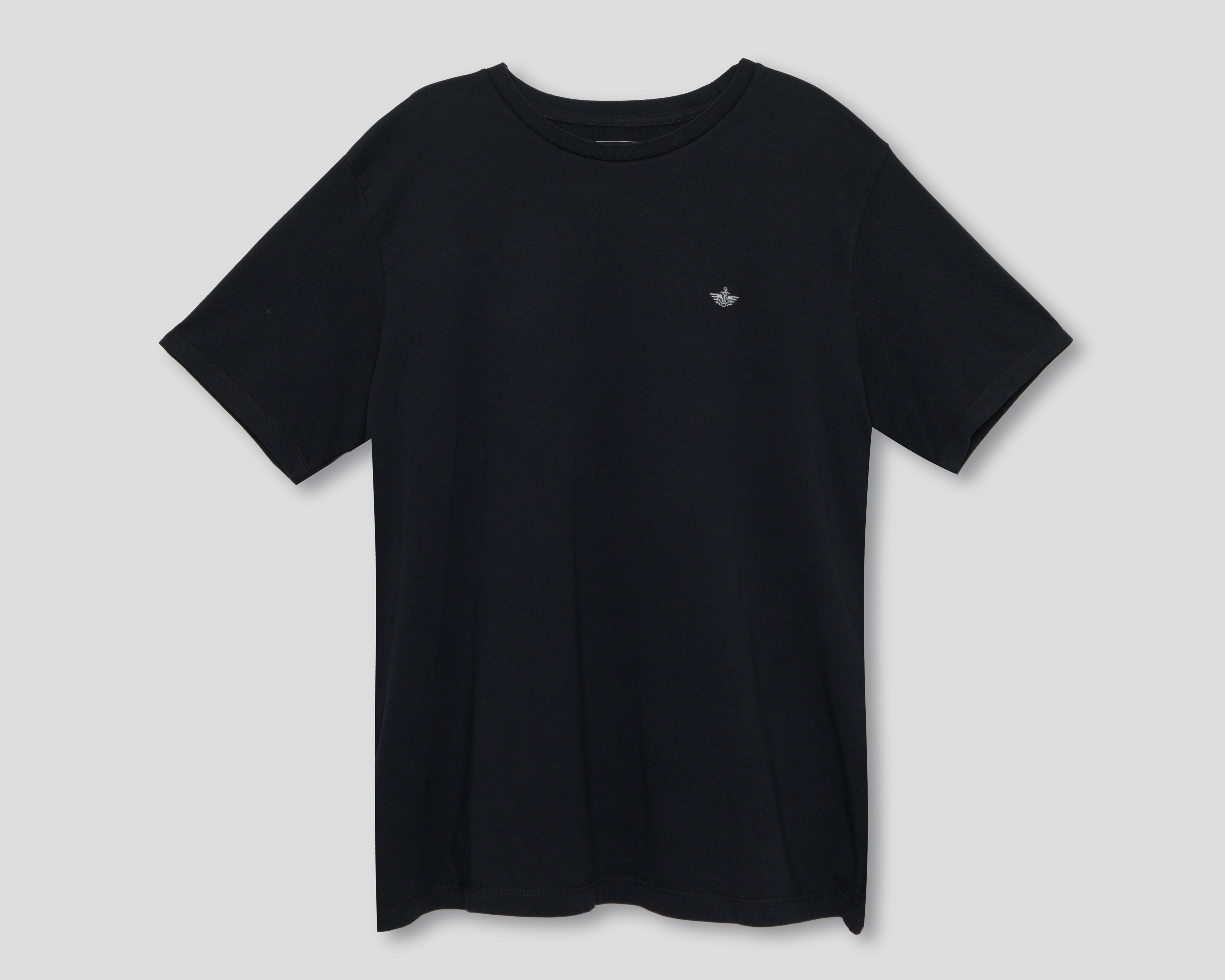 Foto 2 pulgar | Foto 1 | Playera de Cuello Redondo Dockers Negro para Hombre